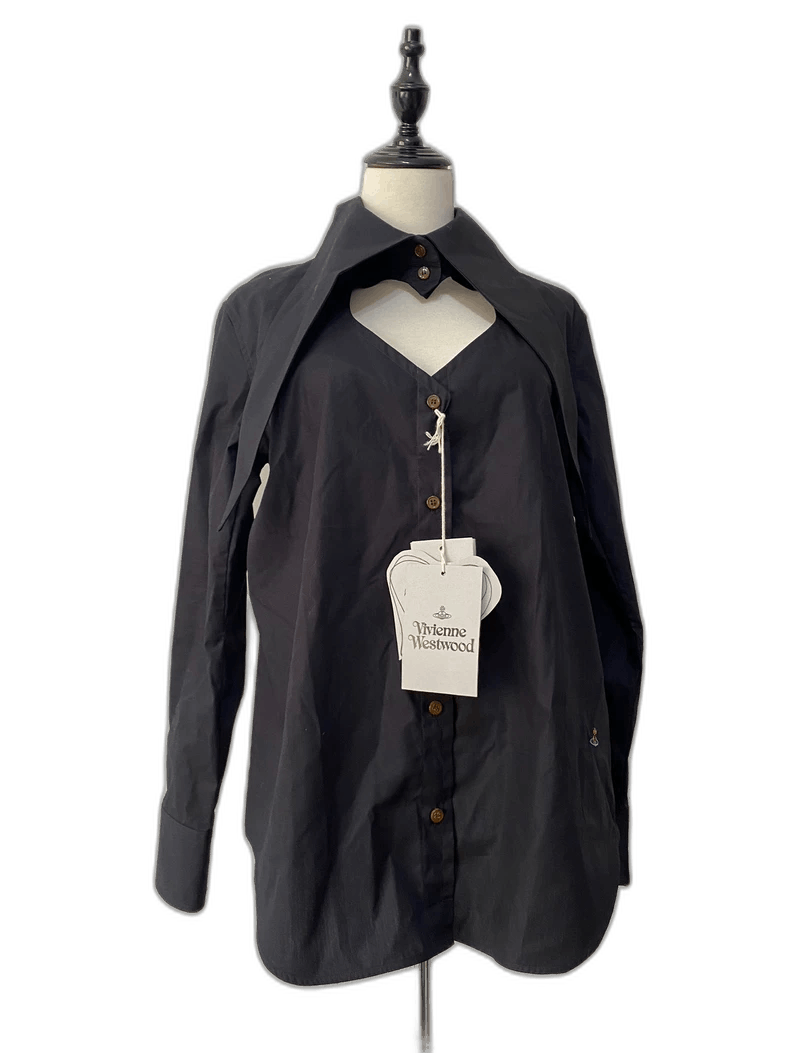 Vivienne Westwood Vivienne Westwood Heart Collar Pointed Shirt - dmc Size M / US 6-8 / IT 42-44 - 1 Thumbnail