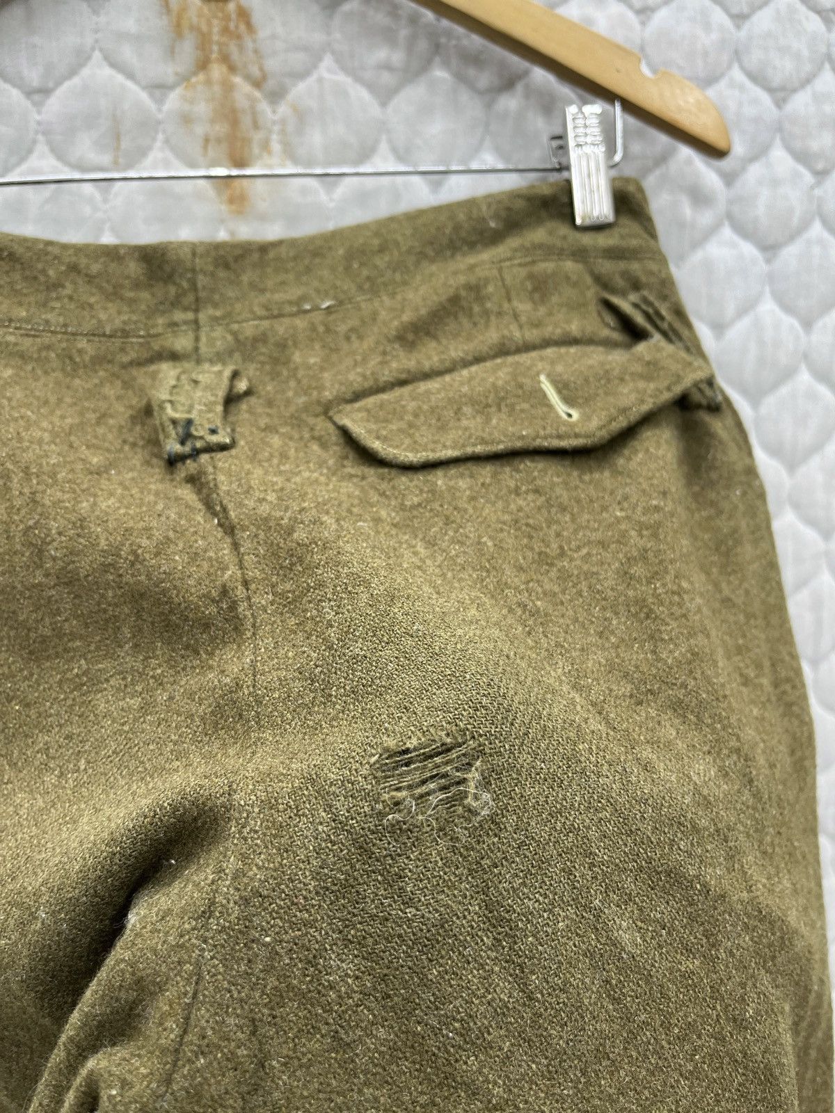Vintage 🔥🔥🔥STEALS VTG JAPAN MILITARY WOOL PANTS Size US 29 - 10 Thumbnail