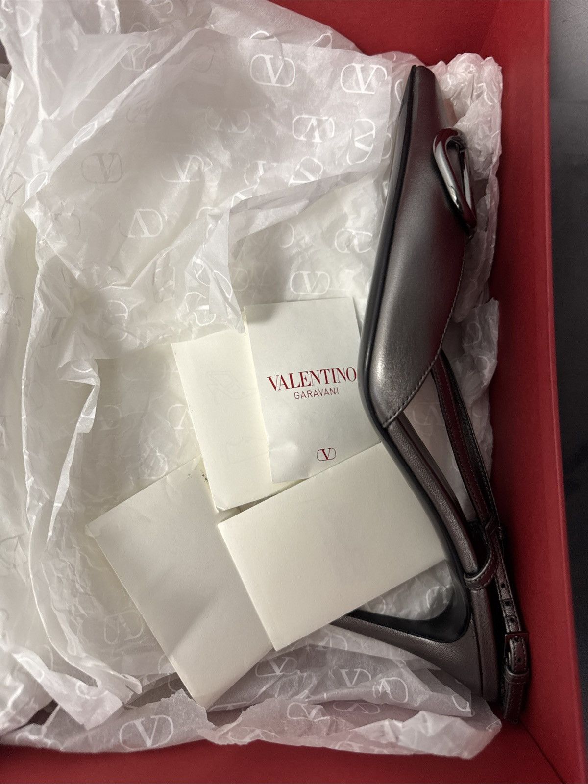 Valentino New Valentino Garavani VLOGO 80 Slingback Pump. 37.5. Size US 7.5 / IT 37.5 - 11 Thumbnail
