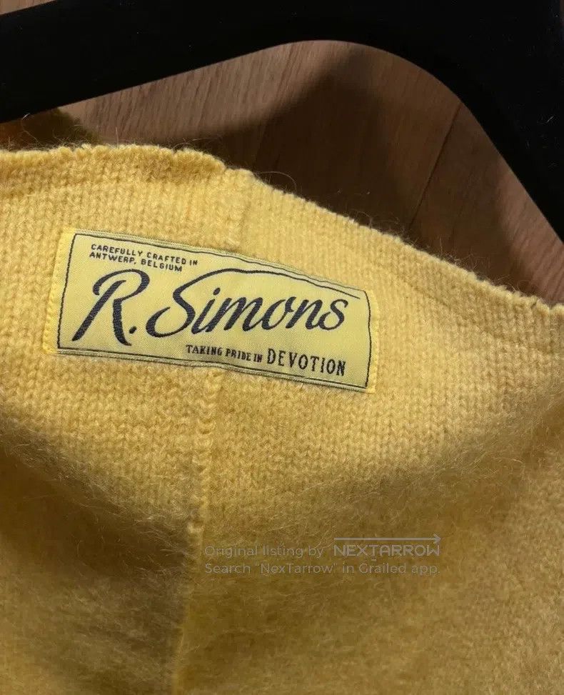 Raf Simons Raf Simons Showy yellow sweater Size US S / EU 44-46 / 1 - 3 Thumbnail