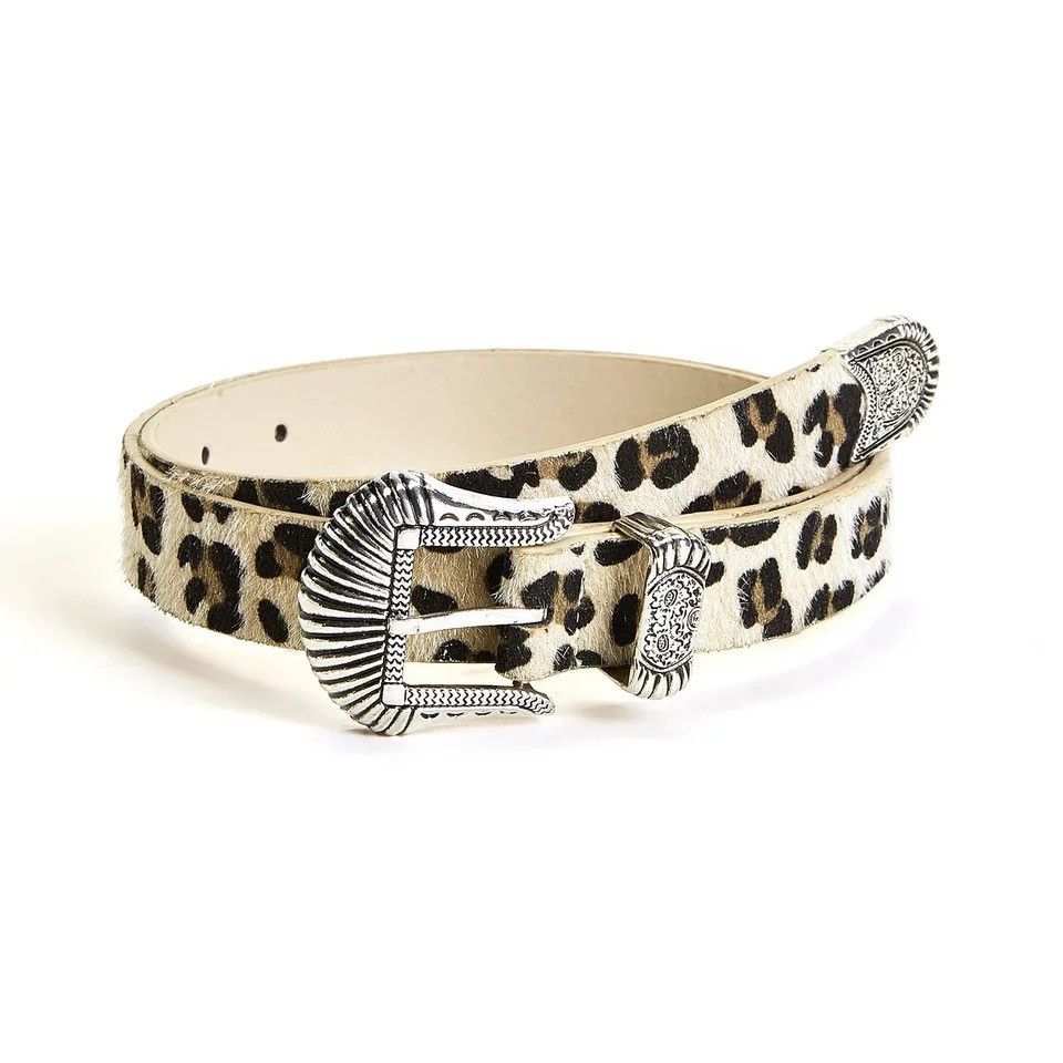 Designer 100cm Leopard Belt Size ONE SIZE - 5 Thumbnail