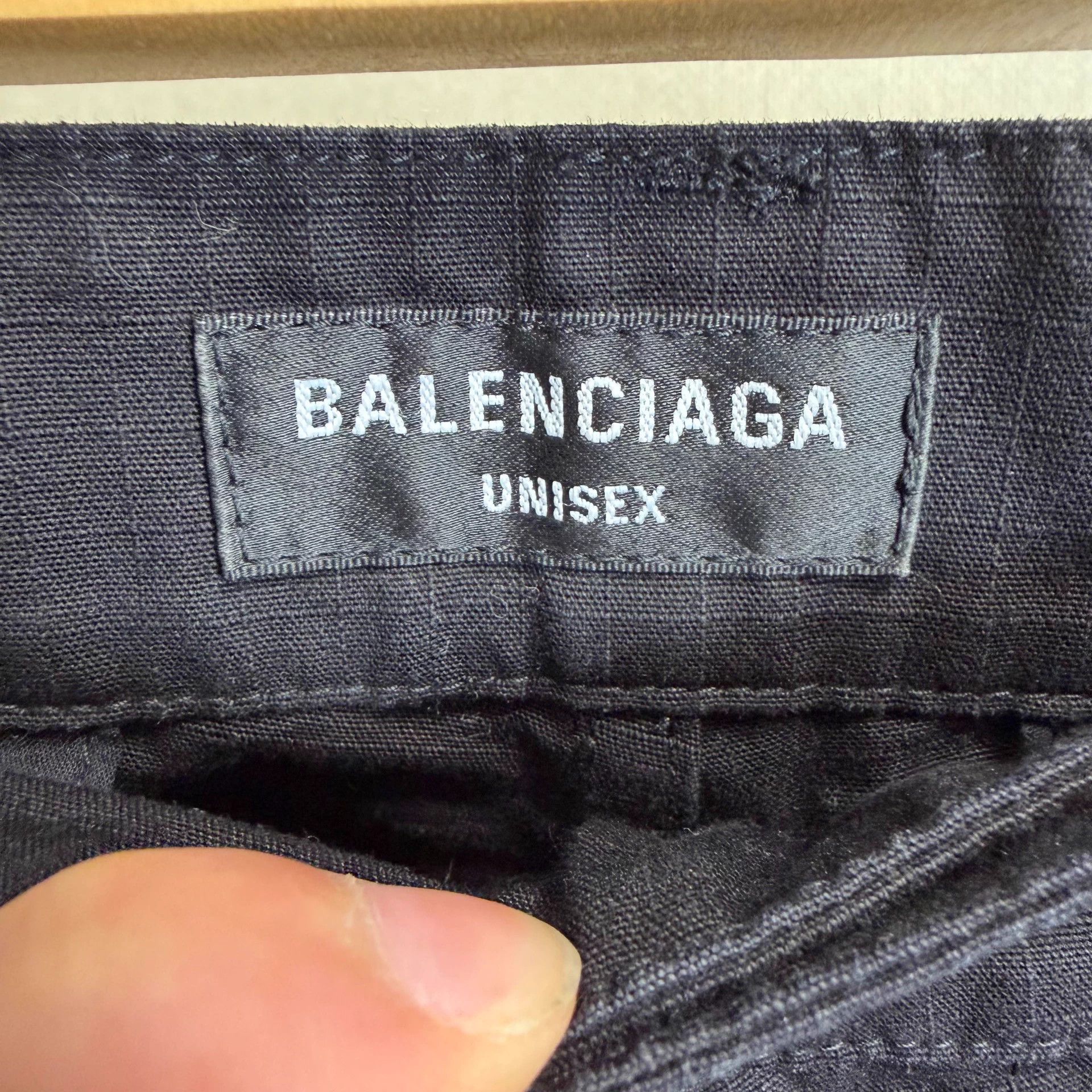 Balenciaga Balenciaga FW22 Black Low Rise Cargo Pants Size US 32 / EU 48 - 4 Thumbnail