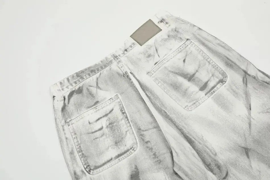 Japanese Brand Design Multi Pockets Washed Dirty Cargo Pants Size US 32 / EU 48 - 4 Thumbnail
