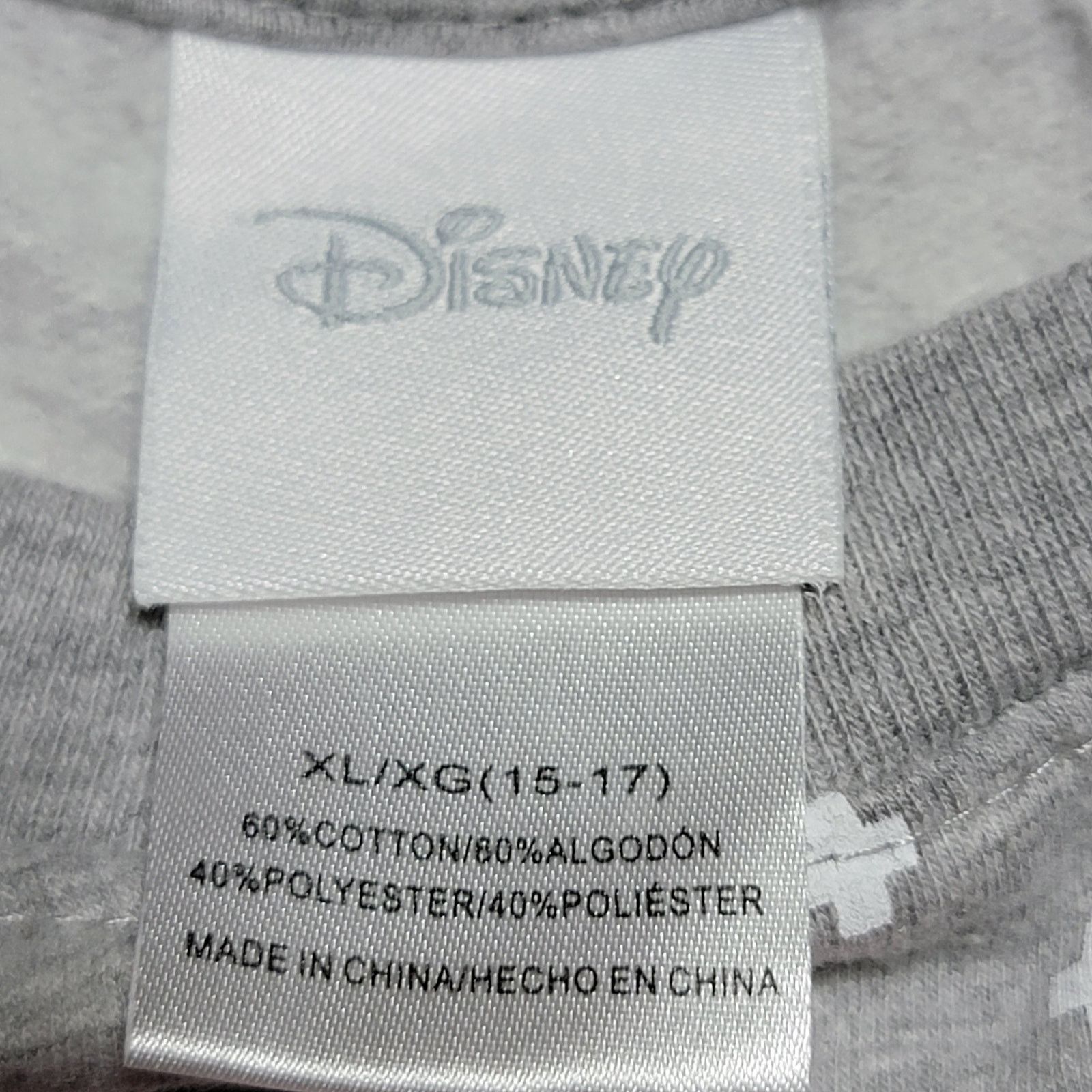 Disney Disney Mickey LS Lightweight Junior Sweatshirt - XL (15-17) Size XL / US 12-14 / IT 48-50 - 4 Thumbnail