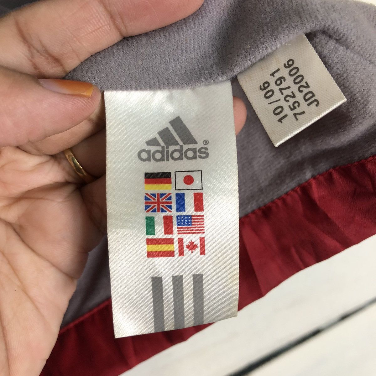 Adidas 📌Vintage Bomber Light Jacket Adidas Striped Design Size US M / EU 48-50 / 2 - 23 Thumbnail