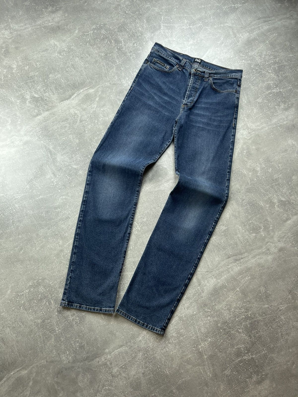 Dolce & Gabbana Vintage Y2K D&G Dolce & Gabbana Denim Jeans Straight Fit Size 32" / US 10 / IT 46 - 6 Thumbnail