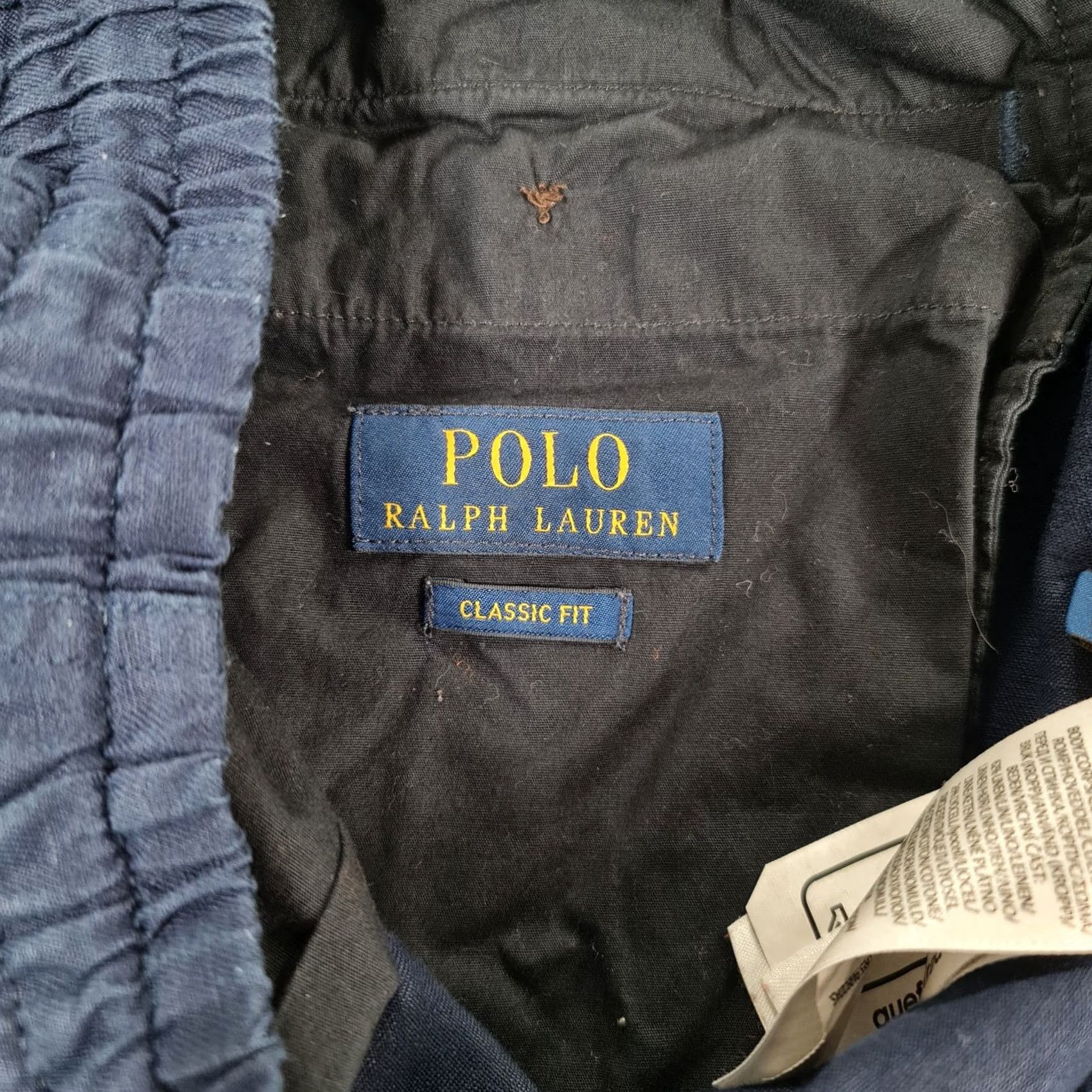 Polo Ralph Lauren Polo Ralph Lauren Mens Shorts Navy Blue Linen Summer Drawstring W40 Regular Flat Front 4 Pocket Holiday Mens Size US L / EU 52-54 / 3 - 5 Thumbnail