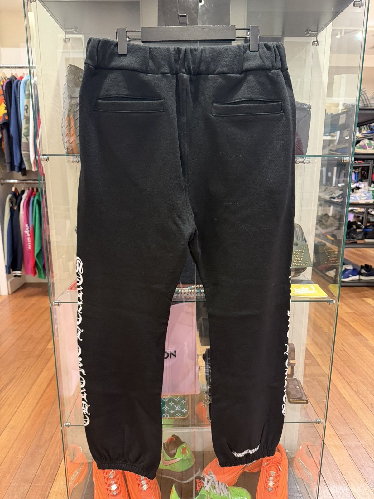 Chrome Hearts Chrome Hearts Leg Print Scroll Sweatpants - Black Size US 36 / EU 52 - 4 Thumbnail