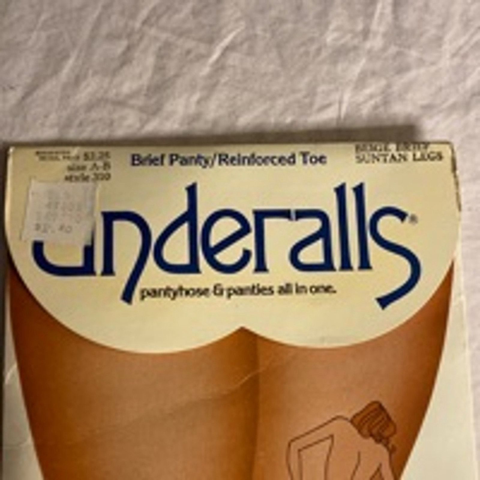 Other Vintage Underalls Pantyhose A-B Suntan Legs Brief Panty Size ONE SIZE - 2 Thumbnail