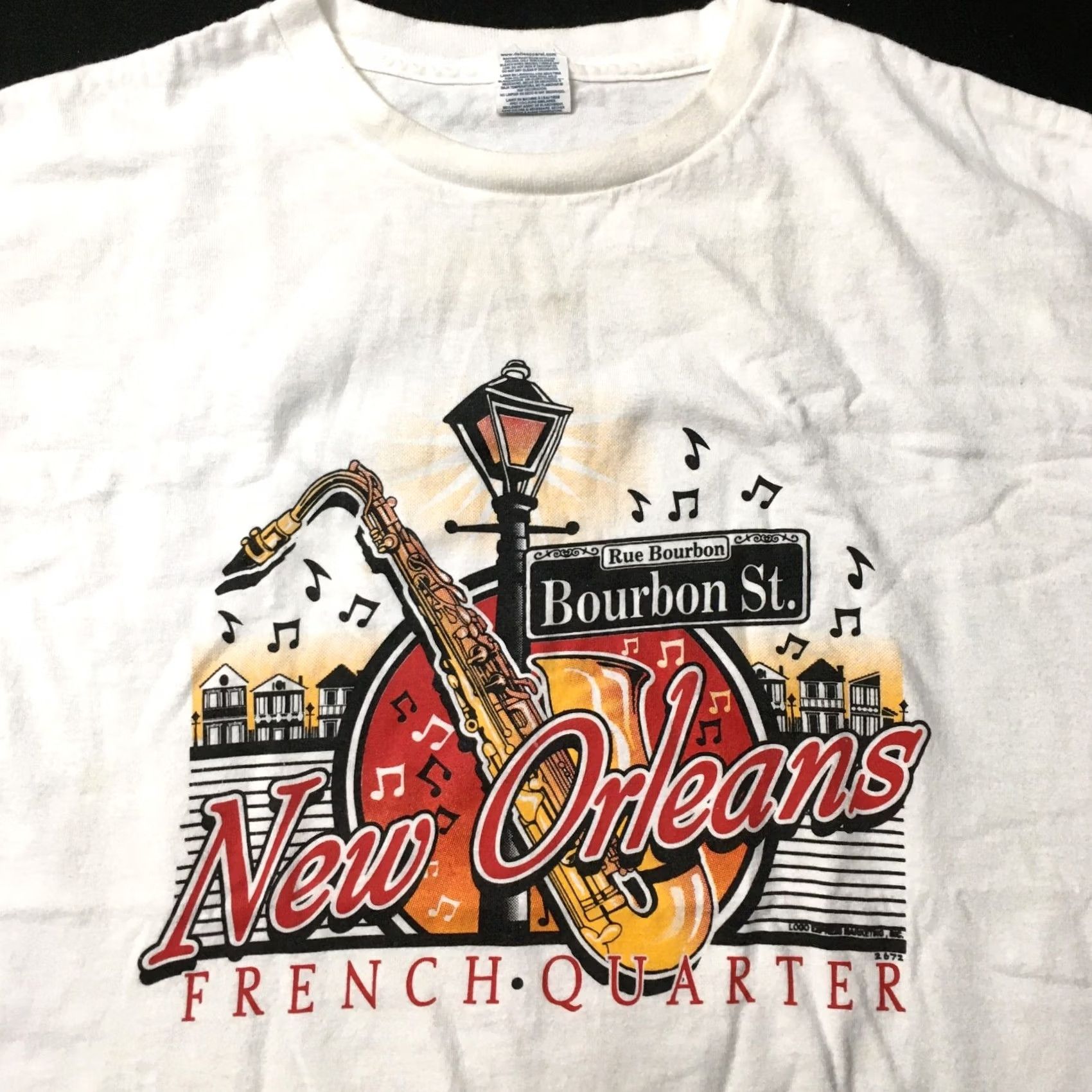 Delta VTG New Orleans french quarter T Shirt XL Jazz Capital Big Easy Bourbon Street Size US XL / EU 56 / 4 - 2 Thumbnail