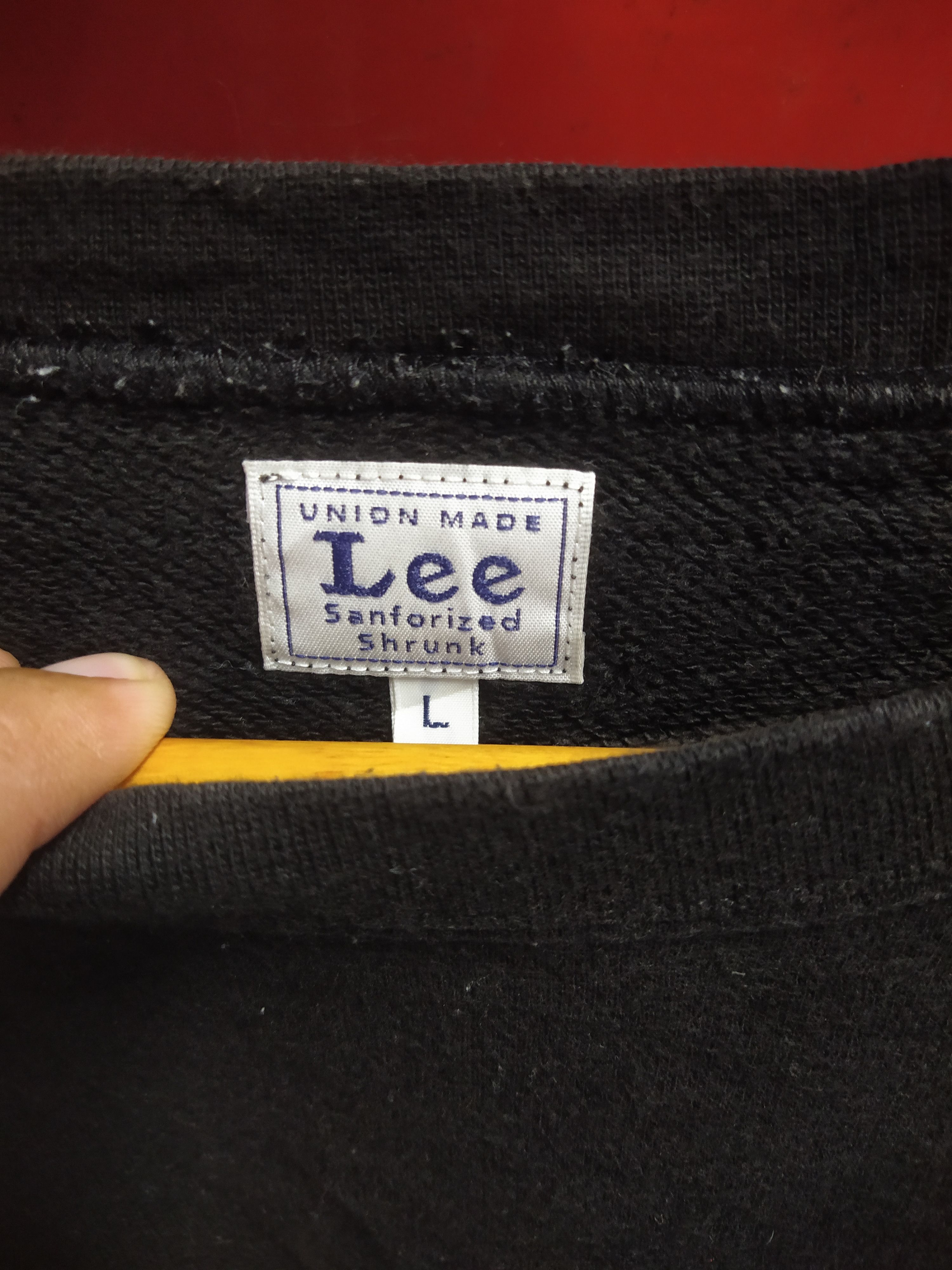 Vintage Vintage Lee Sweatshirt Big Logo Size US L / EU 52-54 / 3 - 6 Thumbnail