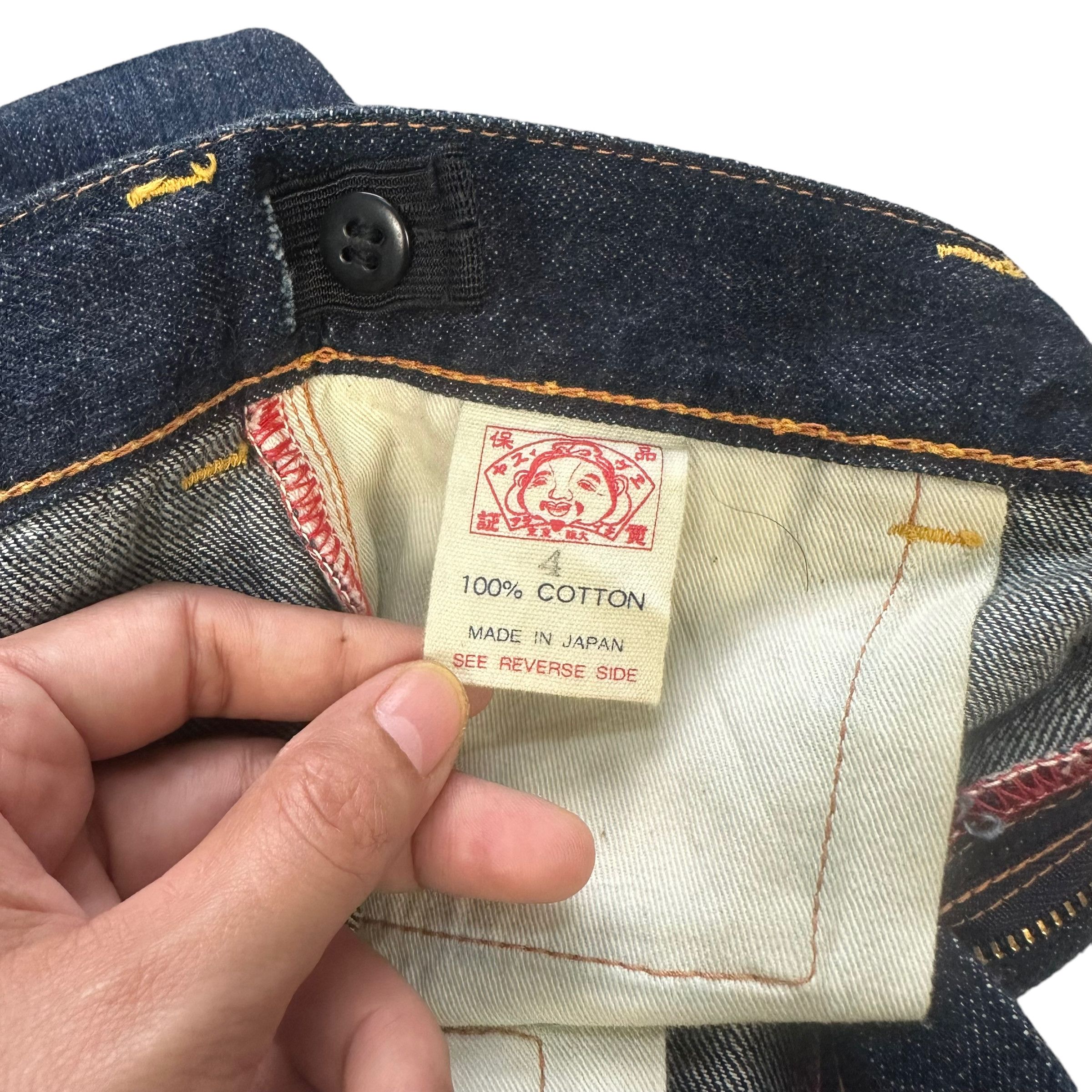 Evisu EVISU PINK DAICOCK DENIM MINI SKIRTS #8655-019 Size 27" / US 4 / IT 40 - 8 Thumbnail