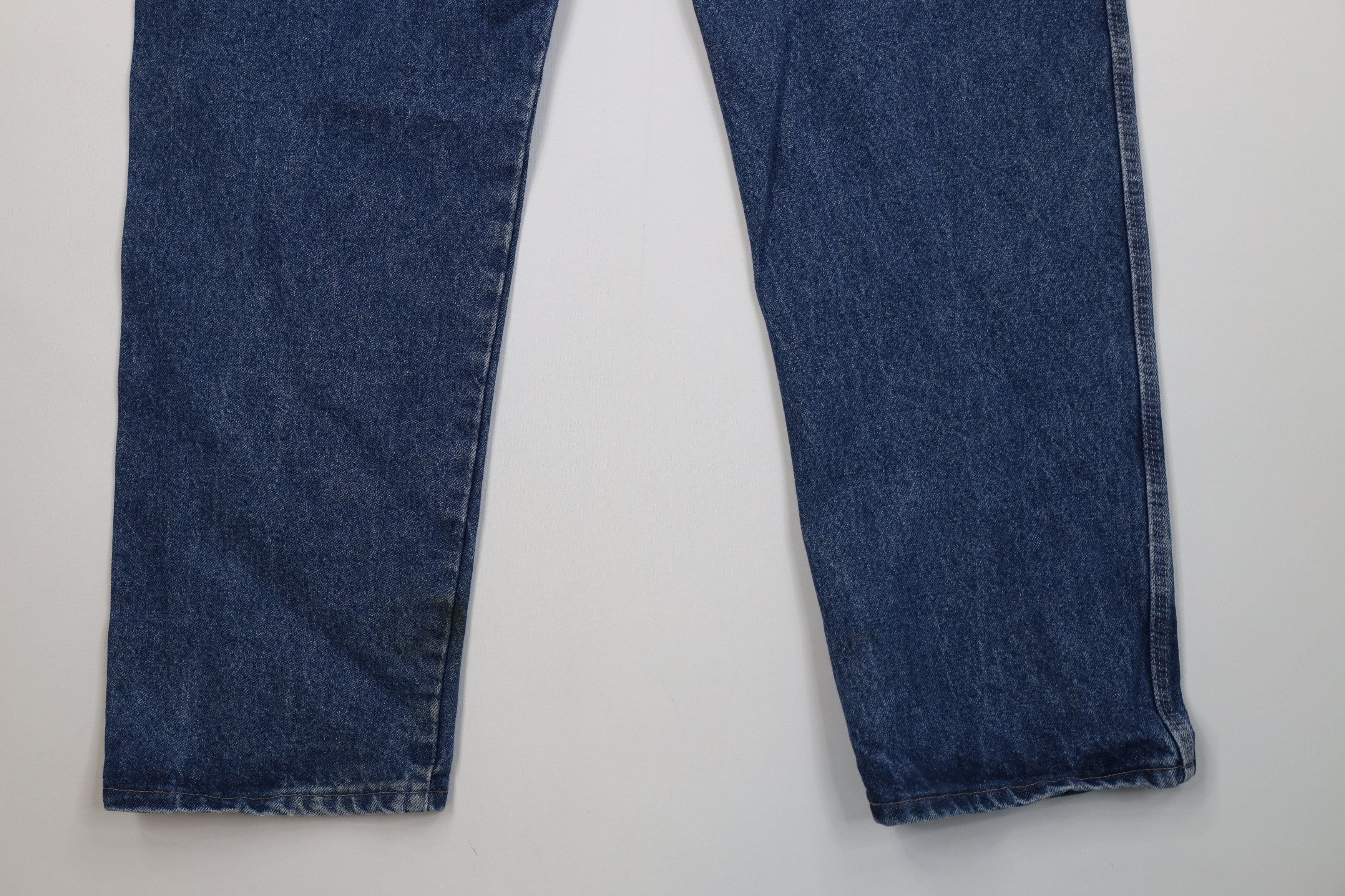 Vintage Bulwark FR Fire Flame Resistant Wide Leg Denim Jeans Size US 38 / EU 54 - 13 Thumbnail