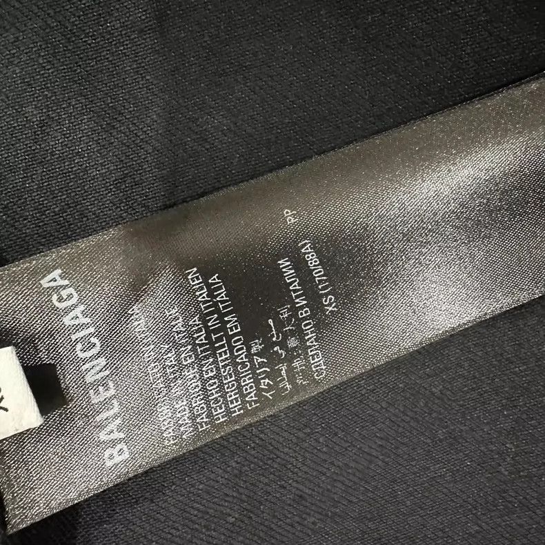 Balenciaga Balenciaga Black Sleeveless Shirt, Size XS Size US XS / EU 42 / 0 - 6 Thumbnail