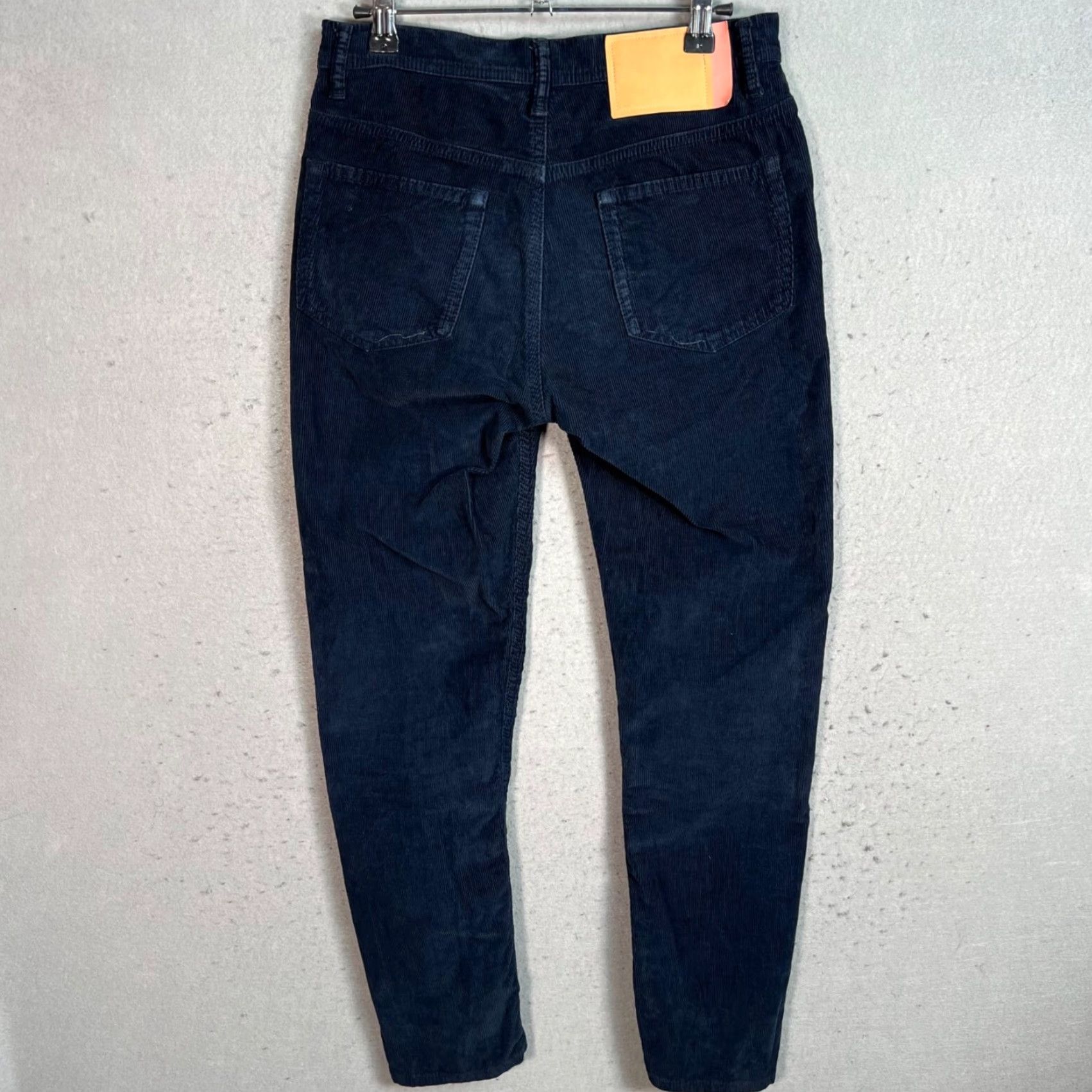 Acne Studios ACNE STUDIOS Womens Blue Corduroy Pants Size 27 Slim Fit Tapered Chino Made in Italy Size 27" / US 4 / IT 40 - 2 Thumbnail