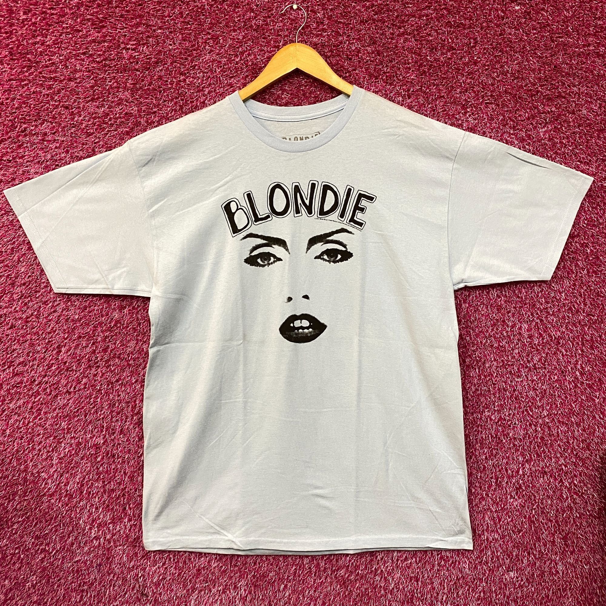 Other Blondie Parallel Lines Debbie Harry Face T-shirt Baby Blue 1 Size US XL / EU 56 / 4 - 1 Thumbnail