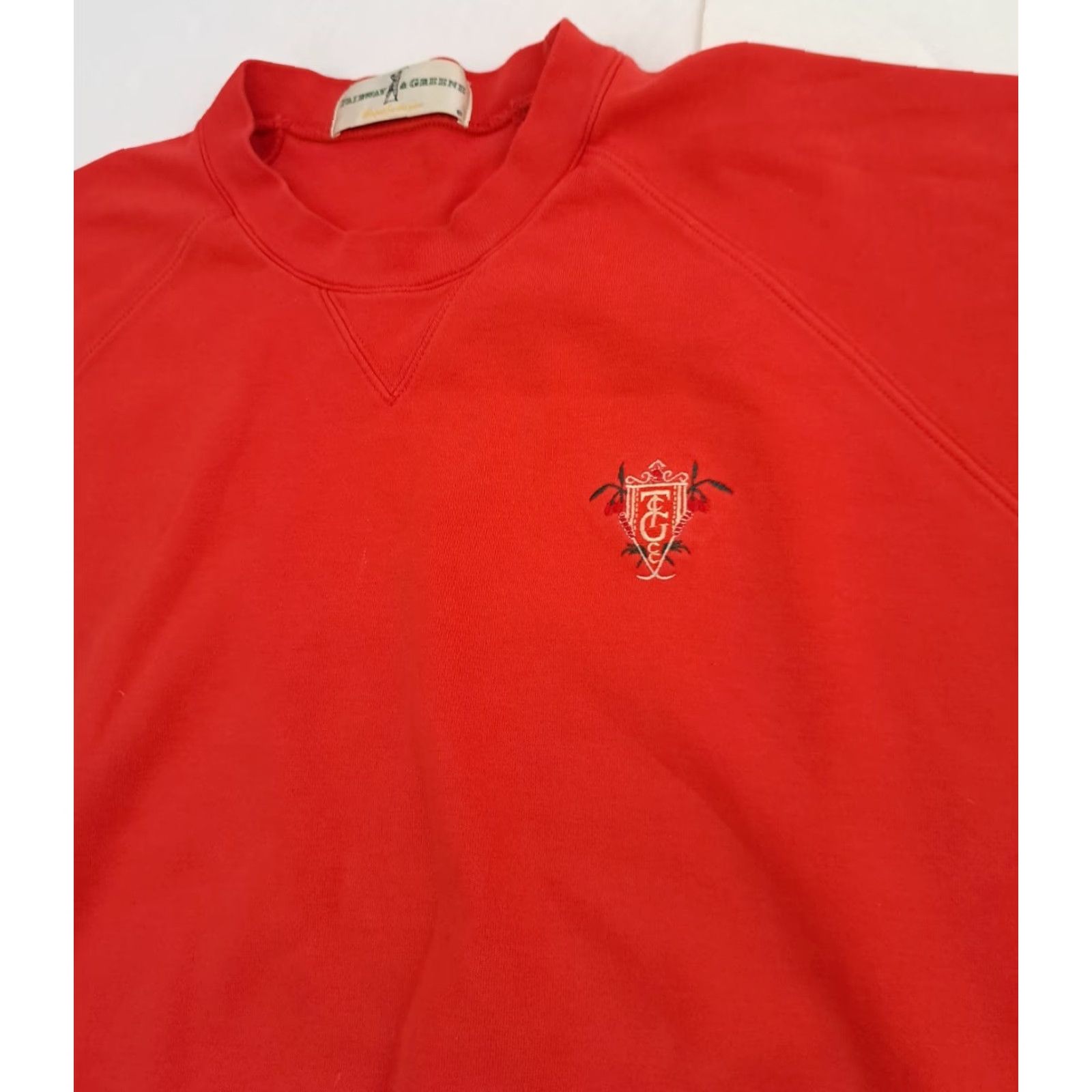 Vintage VINTAGE Fairway Greene Sweater Shirt Men LG Red Embroidered Golf Crew Neck Size US L / EU 52-54 / 3 - 5 Thumbnail