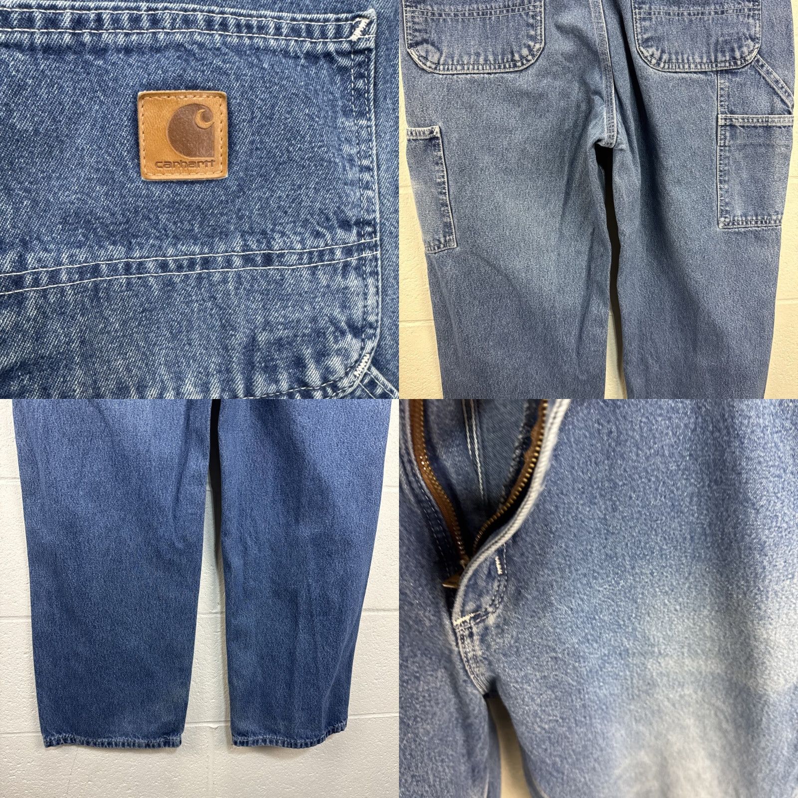 Carhartt Carhartt Jeans Men’s 34x30 B13 DP S Loose Original Fit Denim Blue Size US 34 / EU 50 - 9 Thumbnail