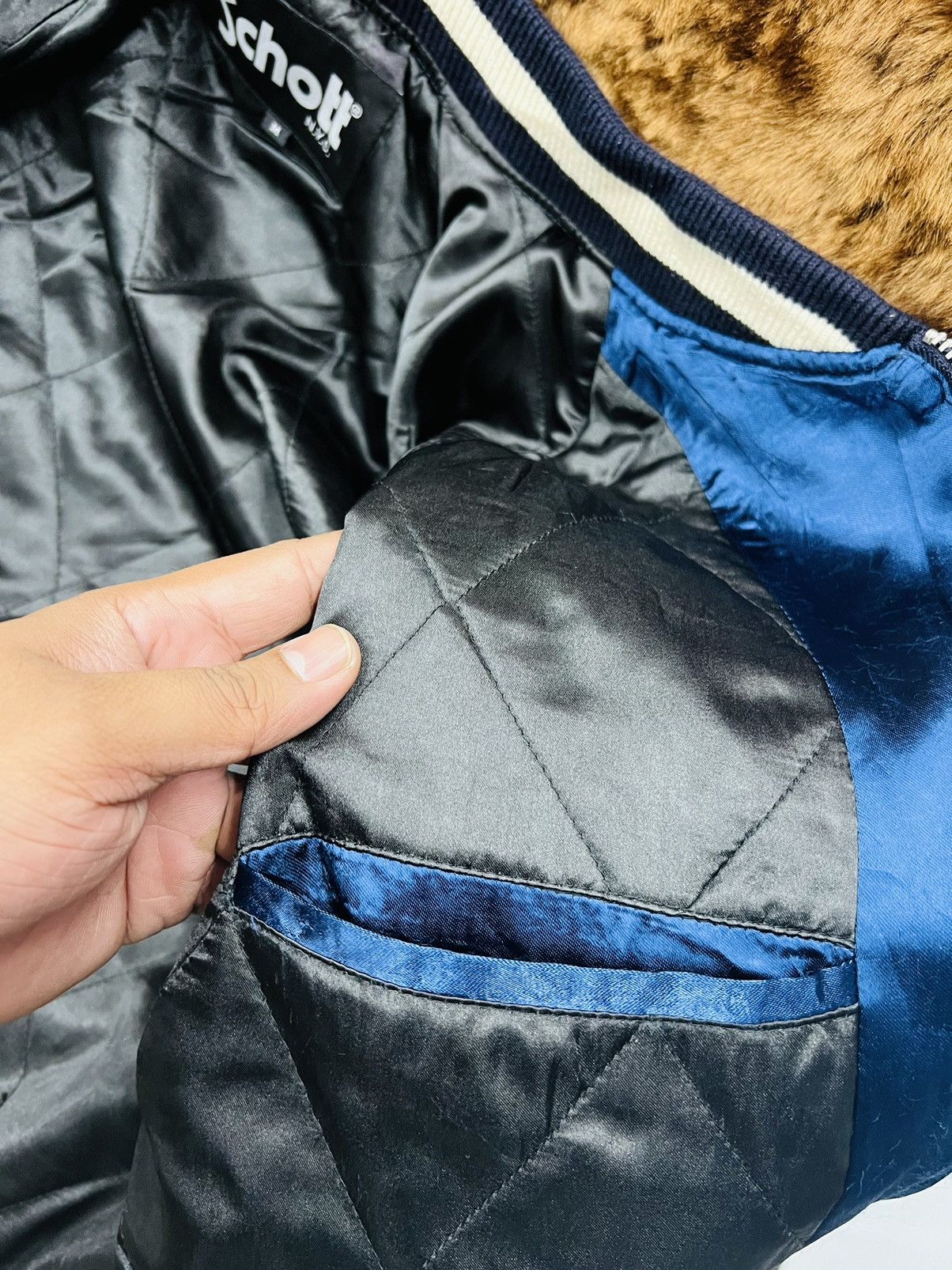 Schott SCHOTT NYC SUKAJAN BOMBER JACKET Size US M / EU 48-50 / 2 - 14 Thumbnail