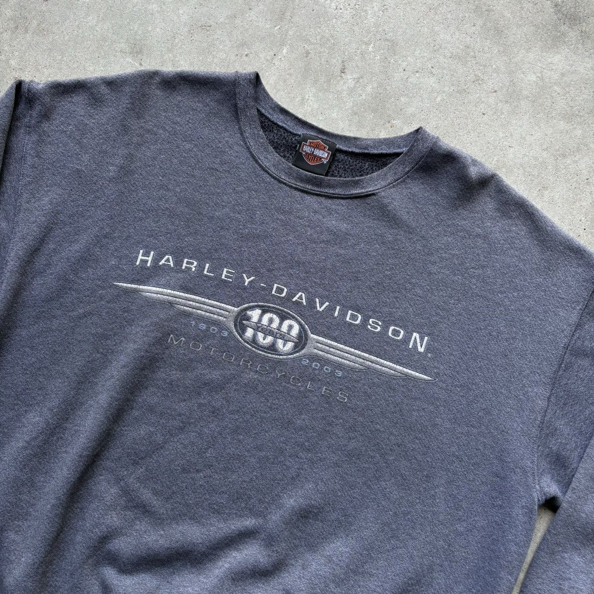 Harley Davidson × Vintage vintage 2003 Y2K HARLEY DAVIDSON VA spellout sweatshirt Size US XL / EU 56 / 4 - 3 Thumbnail