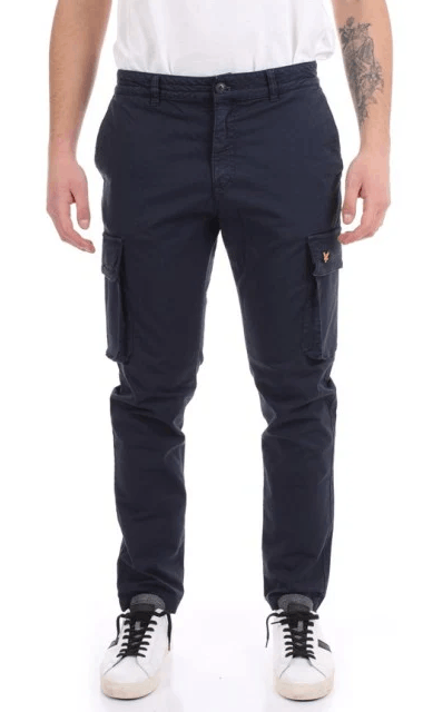 Lyle & Scott LYLE & SCOTT TROUSERS WITH BIG POCKETS DARK NAVY TR004IT -32 Size US 32 / EU 48 - 1 Thumbnail