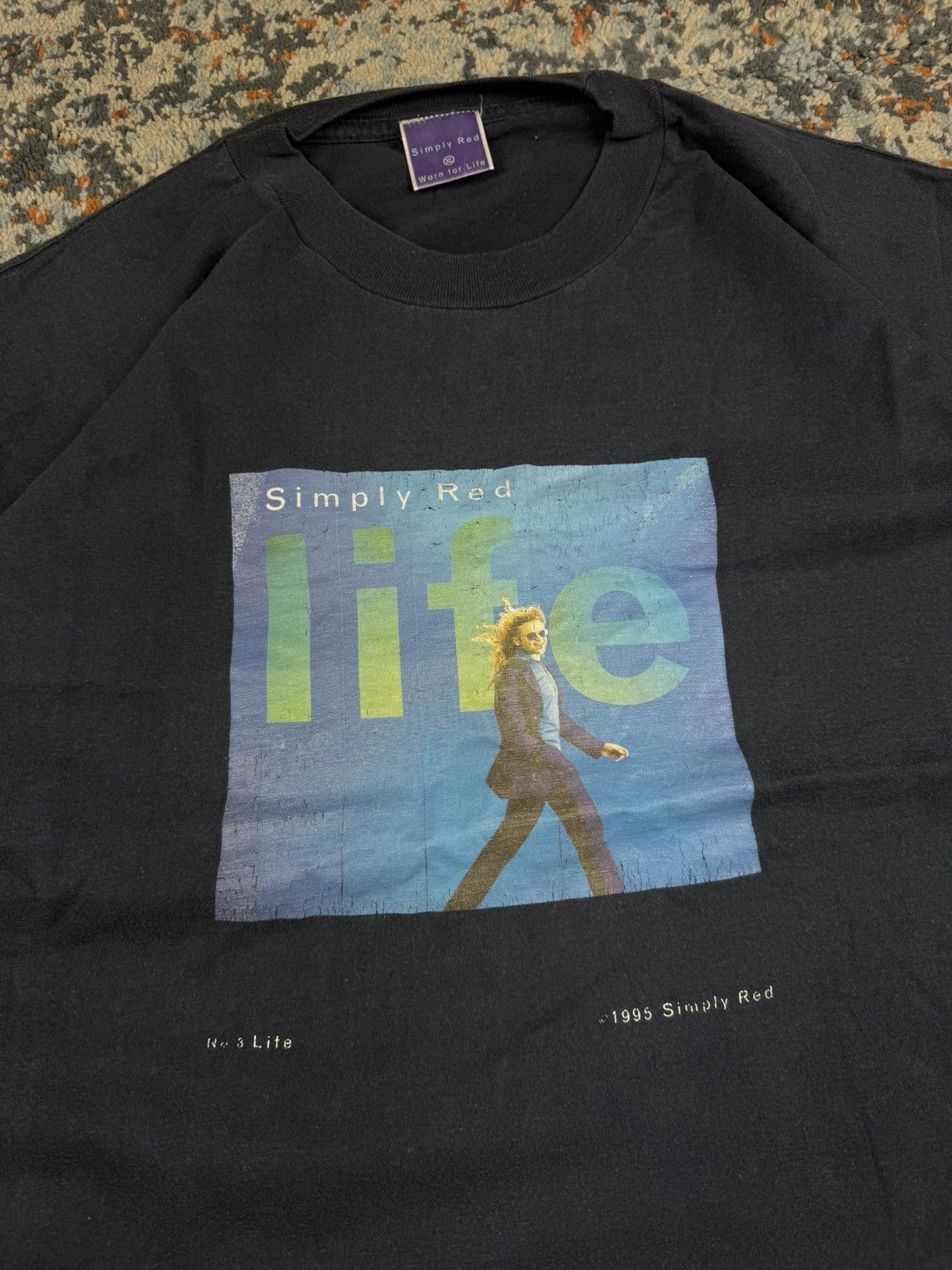 Band Tees Vintage 1995 Simply Red Life tour graphic band tee Size US XL / EU 56 / 4 - 7 Thumbnail