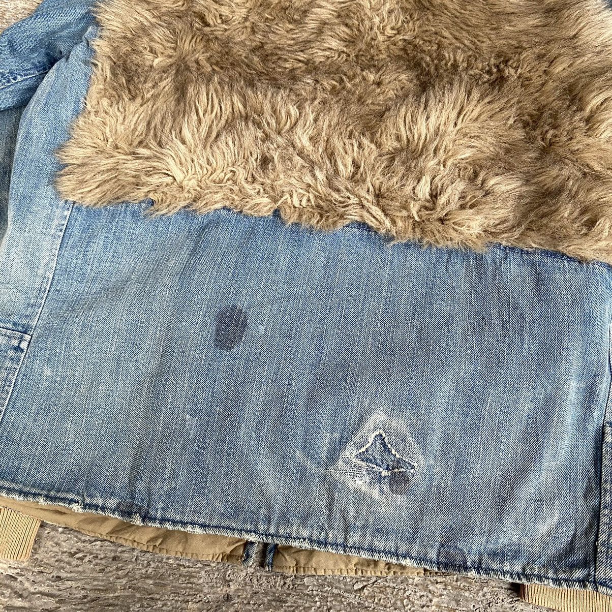 Kapital RARE Kapital Boro Fur Denim Jacket Size US M / EU 48-50 / 2 - 9 Thumbnail