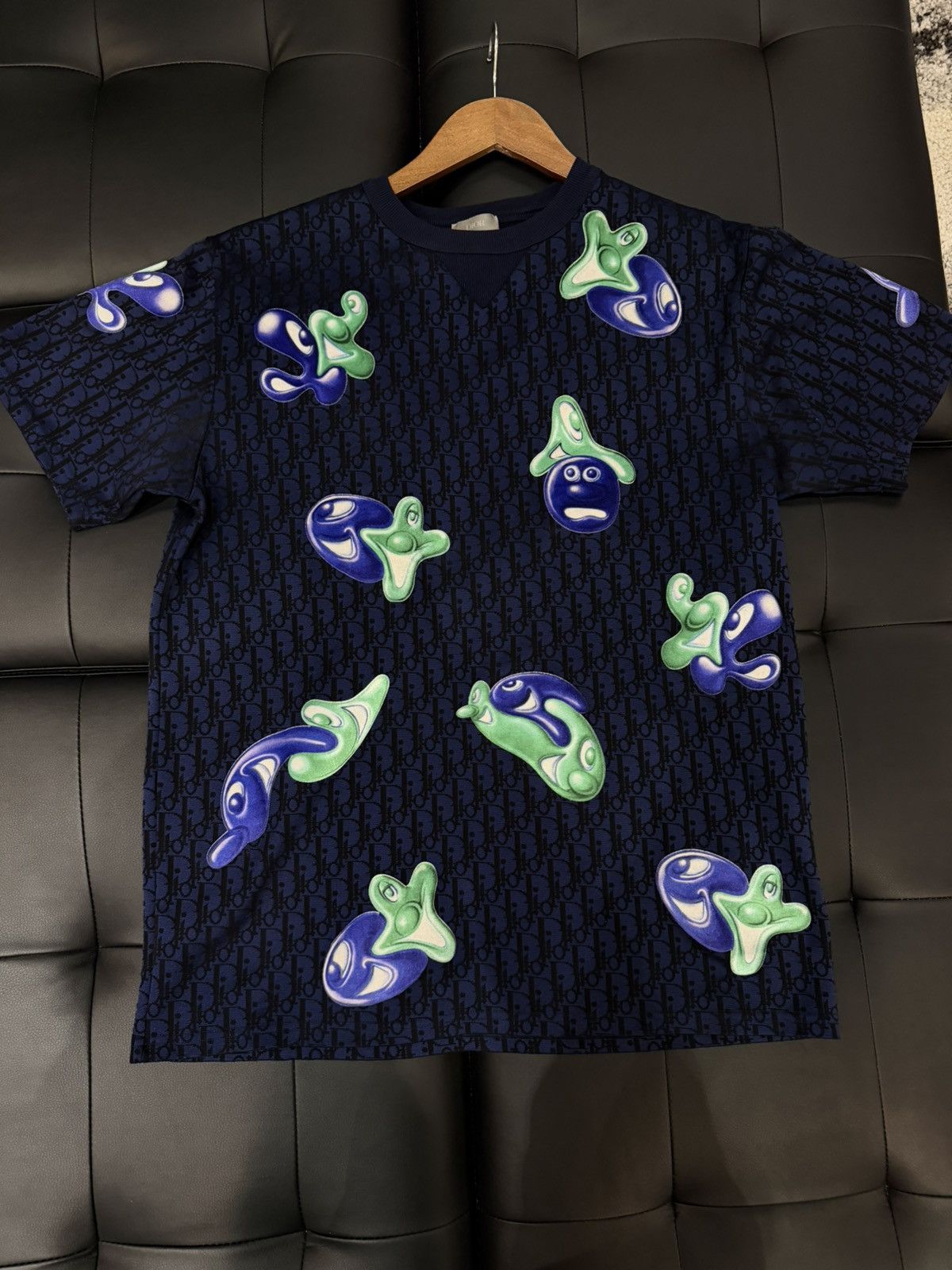 Dior Size M - Dior x Kenny Scharf Oblique T-Shirt Monogram Size US M / EU 48-50 / 2 - 1 Thumbnail