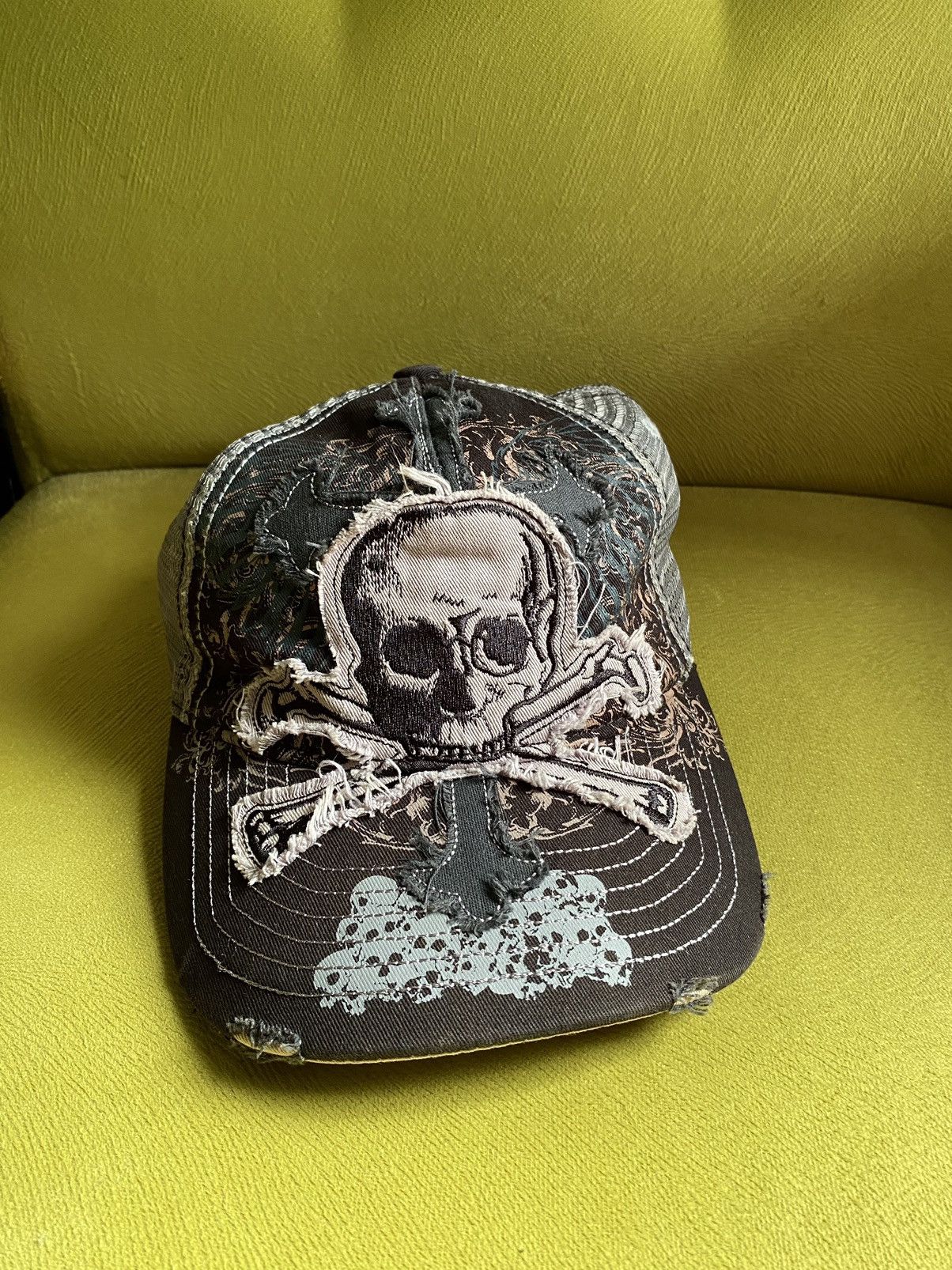 If Six Was Nine Skull Hat Punk Style Size ONE SIZE - 1 Thumbnail