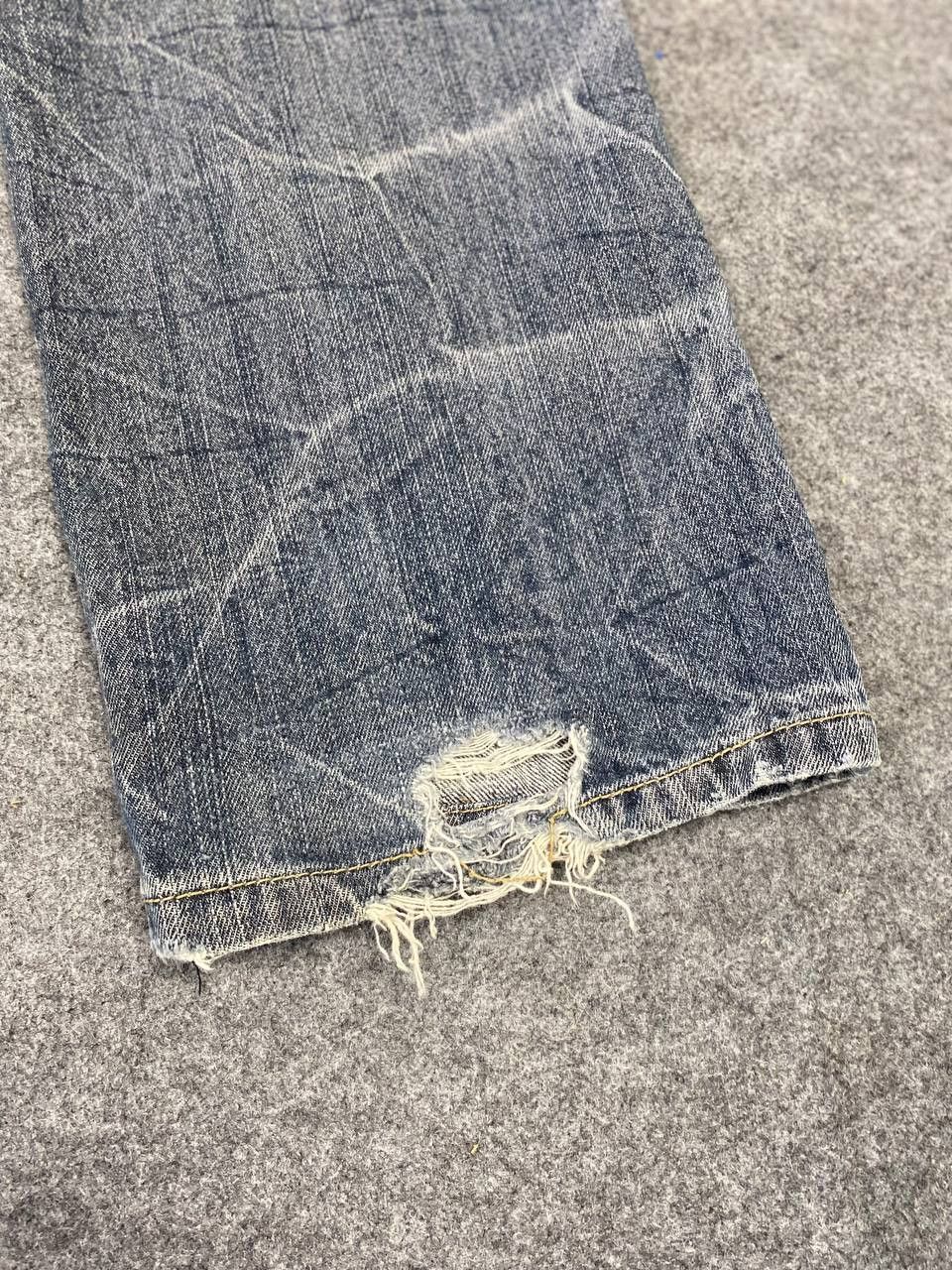 Japanese Brand vintage japanese brands distressed denim nice design Size US 35 - 6 Thumbnail
