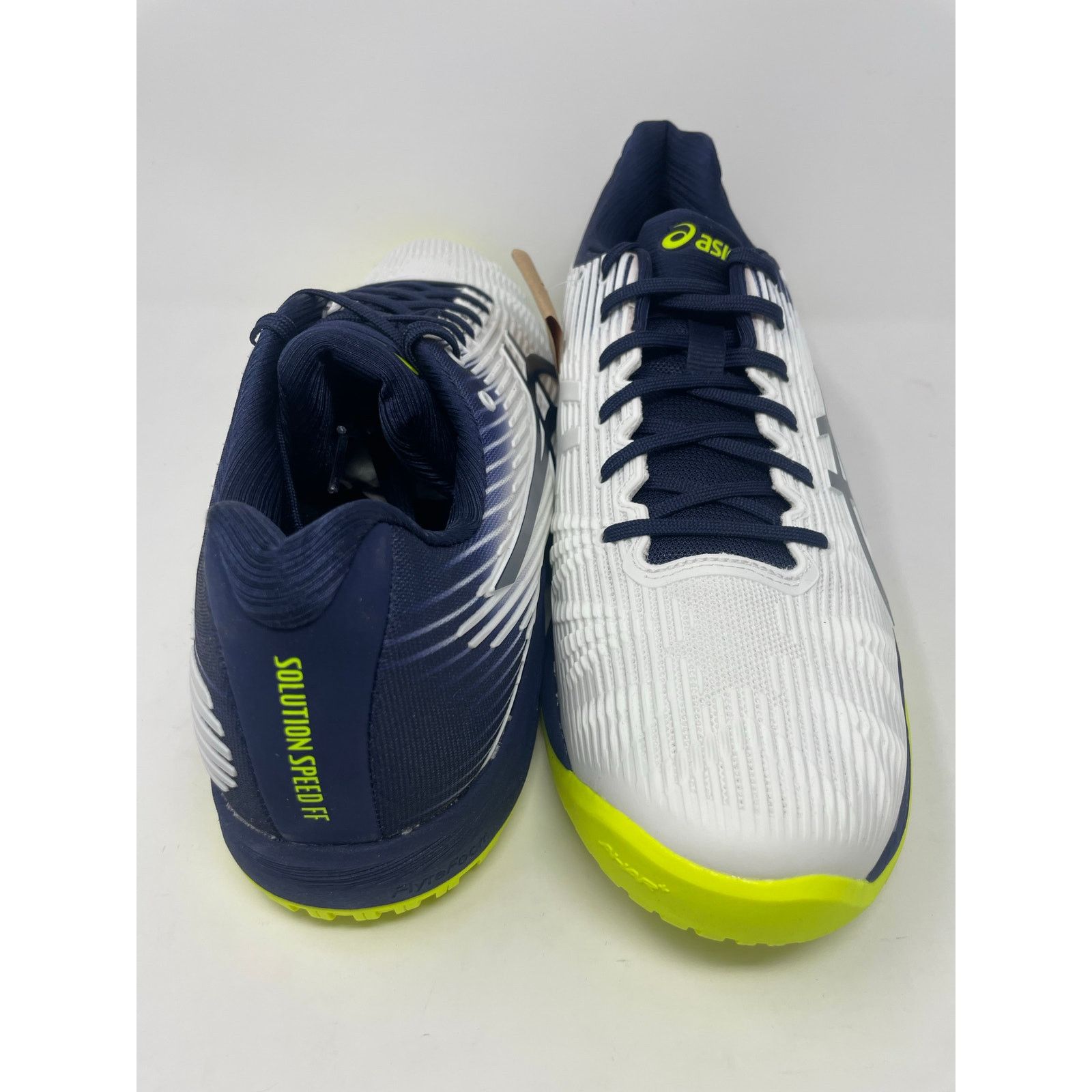 Asics Asics Solution Speed FF Tennis Shoes White Blue Mens Size 14 Size US 14 / EU 47 - 8 Thumbnail