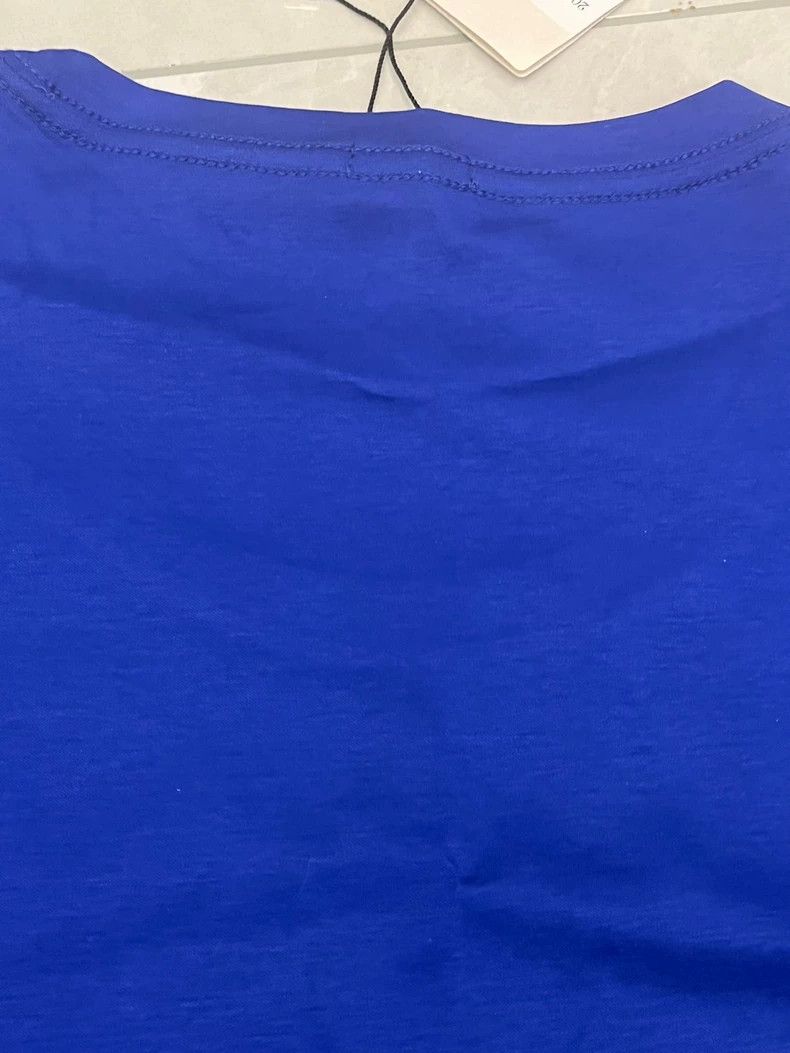 Loewe Loewe Dark blue chest embroidery navy blue thin T-shirt Size US XXL / EU 58 / 5 - 6 Thumbnail