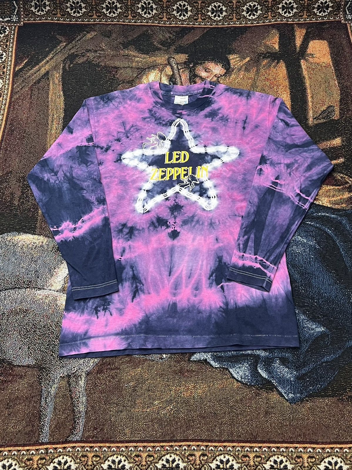 Band Tees Vintage Led Zeppelin Tie Dye LS Size US M / EU 48-50 / 2 - 3 Thumbnail