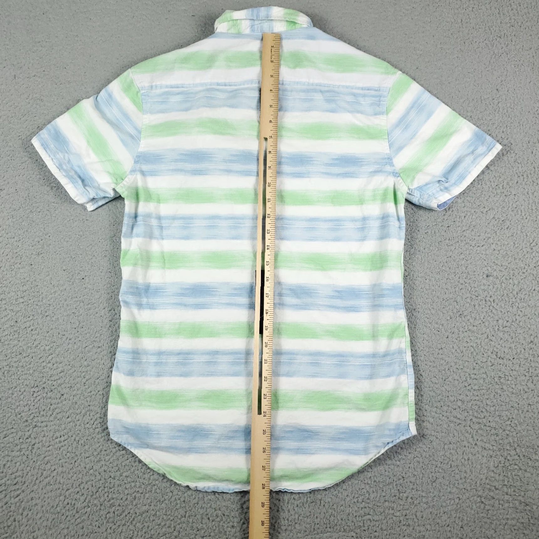 Vintage Sunrise Kingdom Blue Striped Button-Up Shirt Small Mens Short Sleeve Casual Classic Size US S / EU 44-46 / 1 - 3 Thumbnail