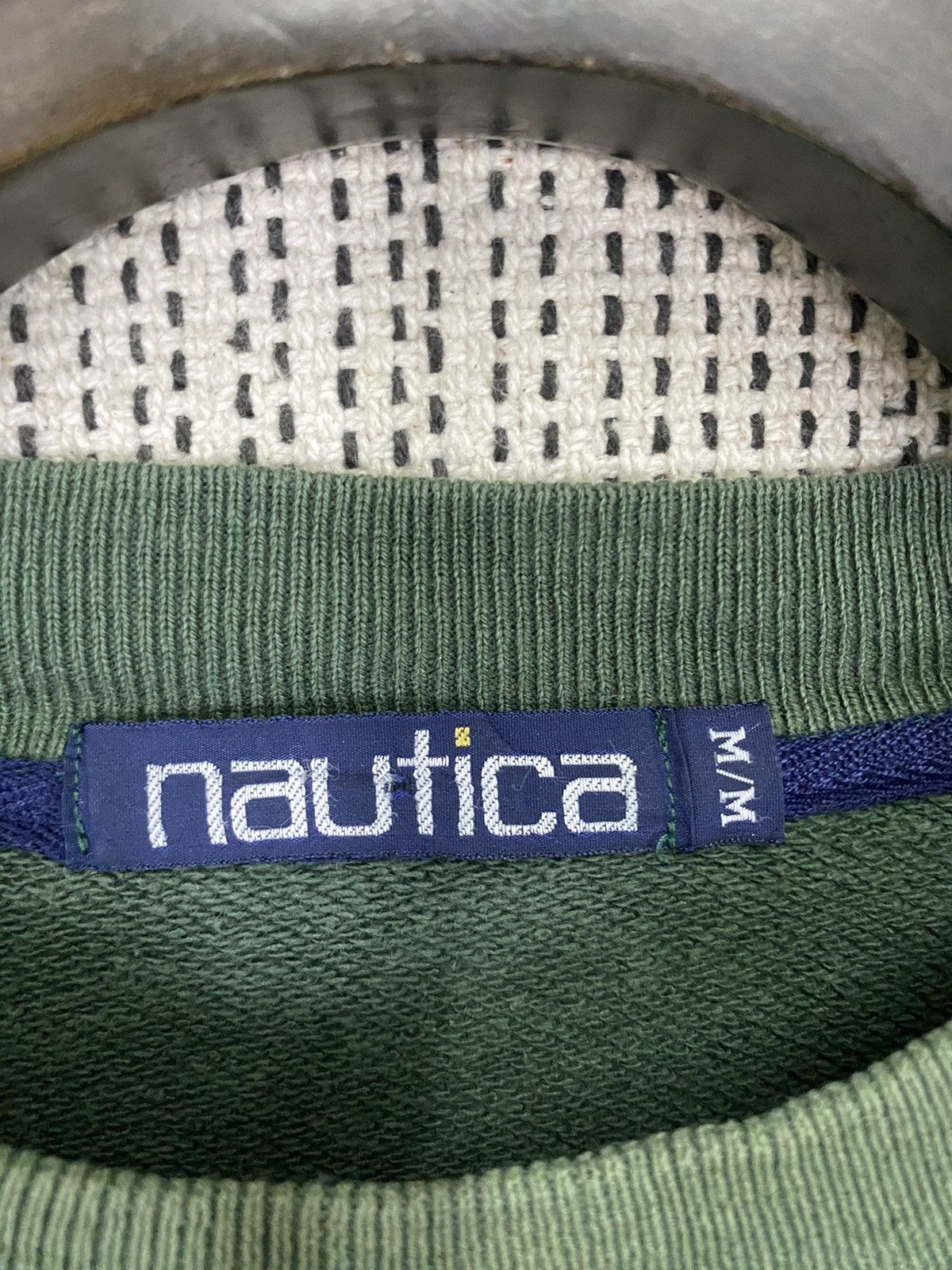 Nautica × Vintage Vtg nautica emboidery spellout sweatshirt pullover crewneck Size US L / EU 52-54 / 3 - 5 Thumbnail