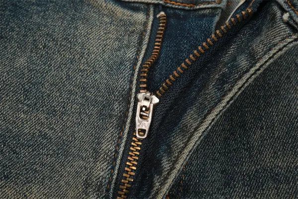Jean American high street retro washed distressed flared jeans Size US 32 / EU 48 - 4 Thumbnail