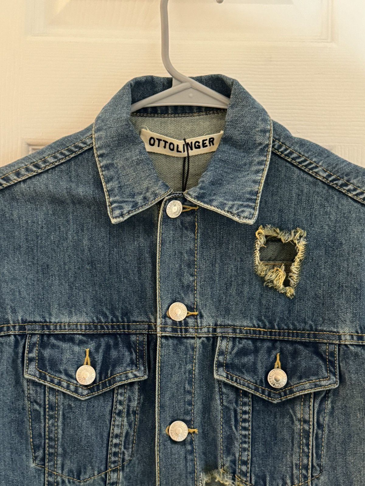 Ottolinger Ottolinger burnt denim jacket Size S / US 4 / IT 40 - 2 Thumbnail