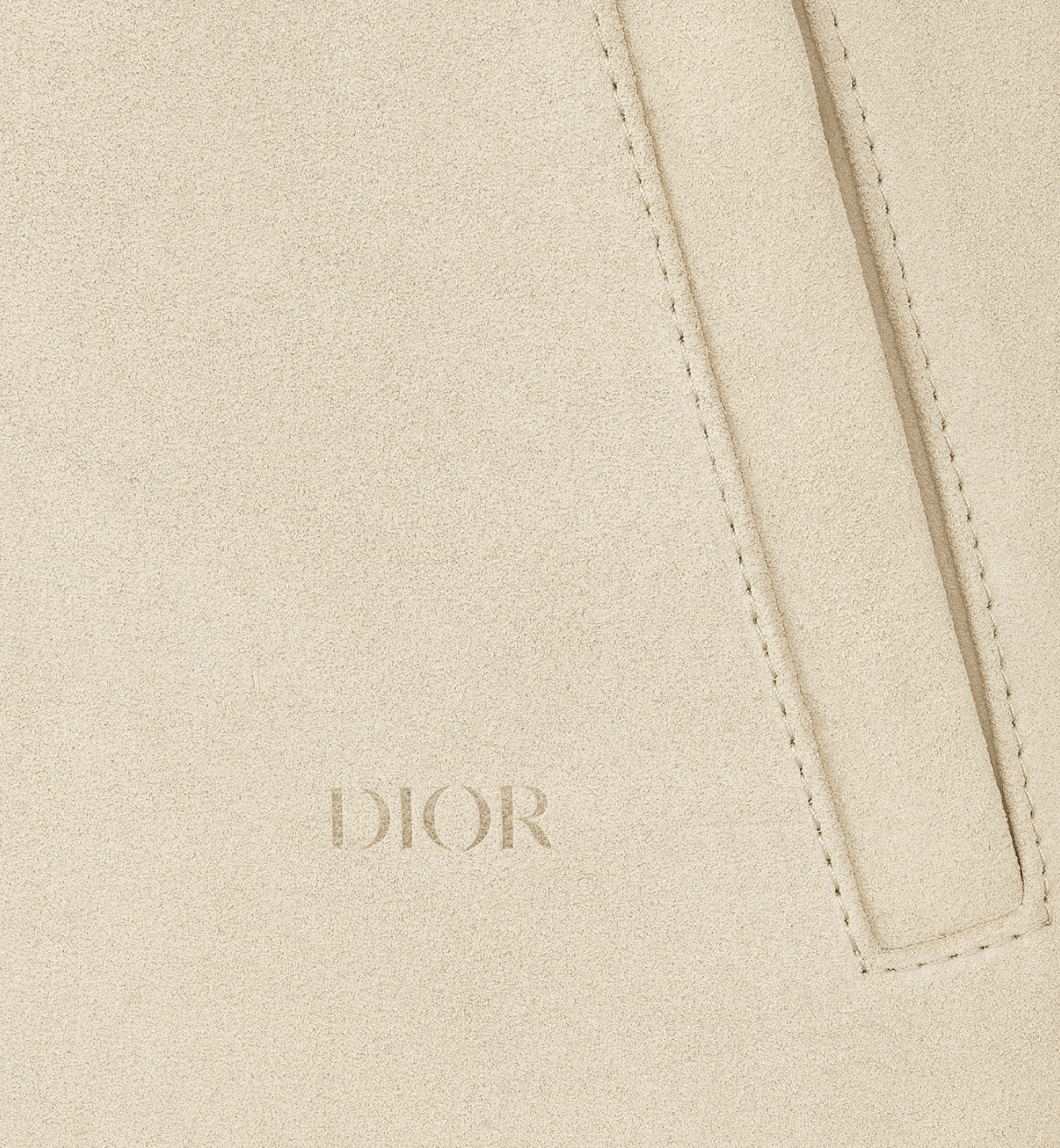 Dior NEVER WORN Ecru Suede Calfskin Overshirt Size US S / EU 44-46 / 1 - 6 Thumbnail