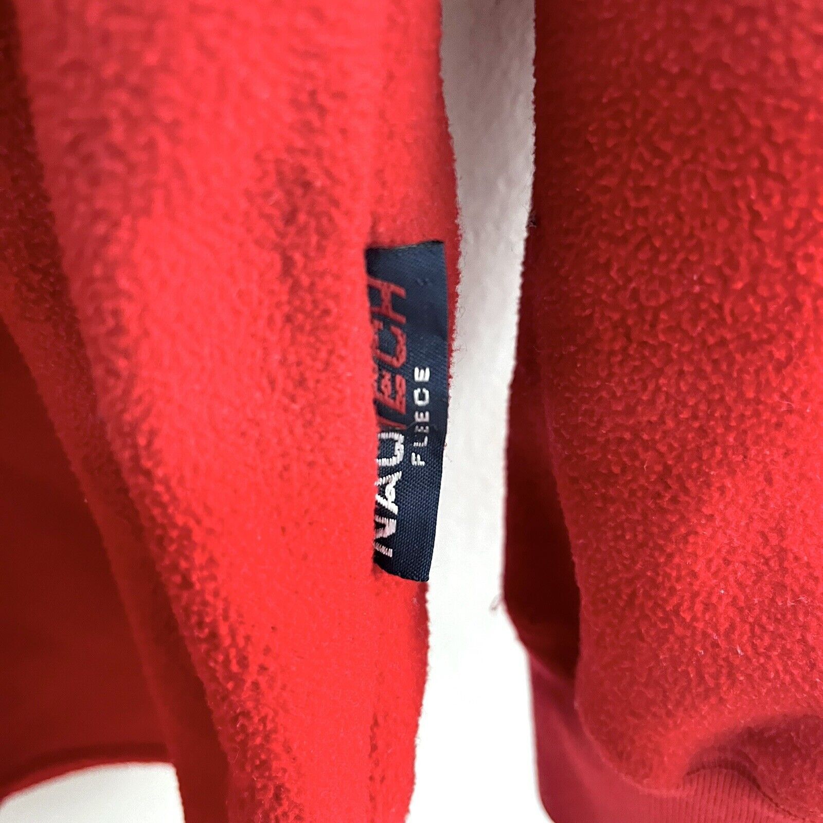 Nautica Nautica Plaid Fleece Sweater Henley Sleepwear Red VTG Sz L Size US L / EU 52-54 / 3 - 4 Thumbnail