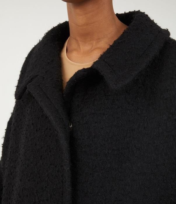 Maison Margiela o1bcso1str0526 Raw Cuffs Trench Coat in Black Size L / US 10 / IT 46 - 6 Thumbnail