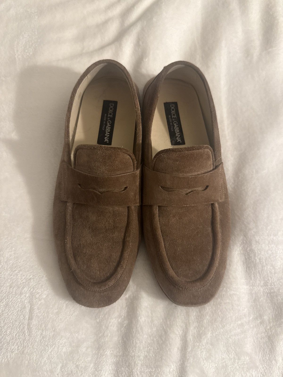 Dolce & Gabbana Dolce & Gabbana Suede Loafers Size US 12 / EU 45 - 7 Thumbnail