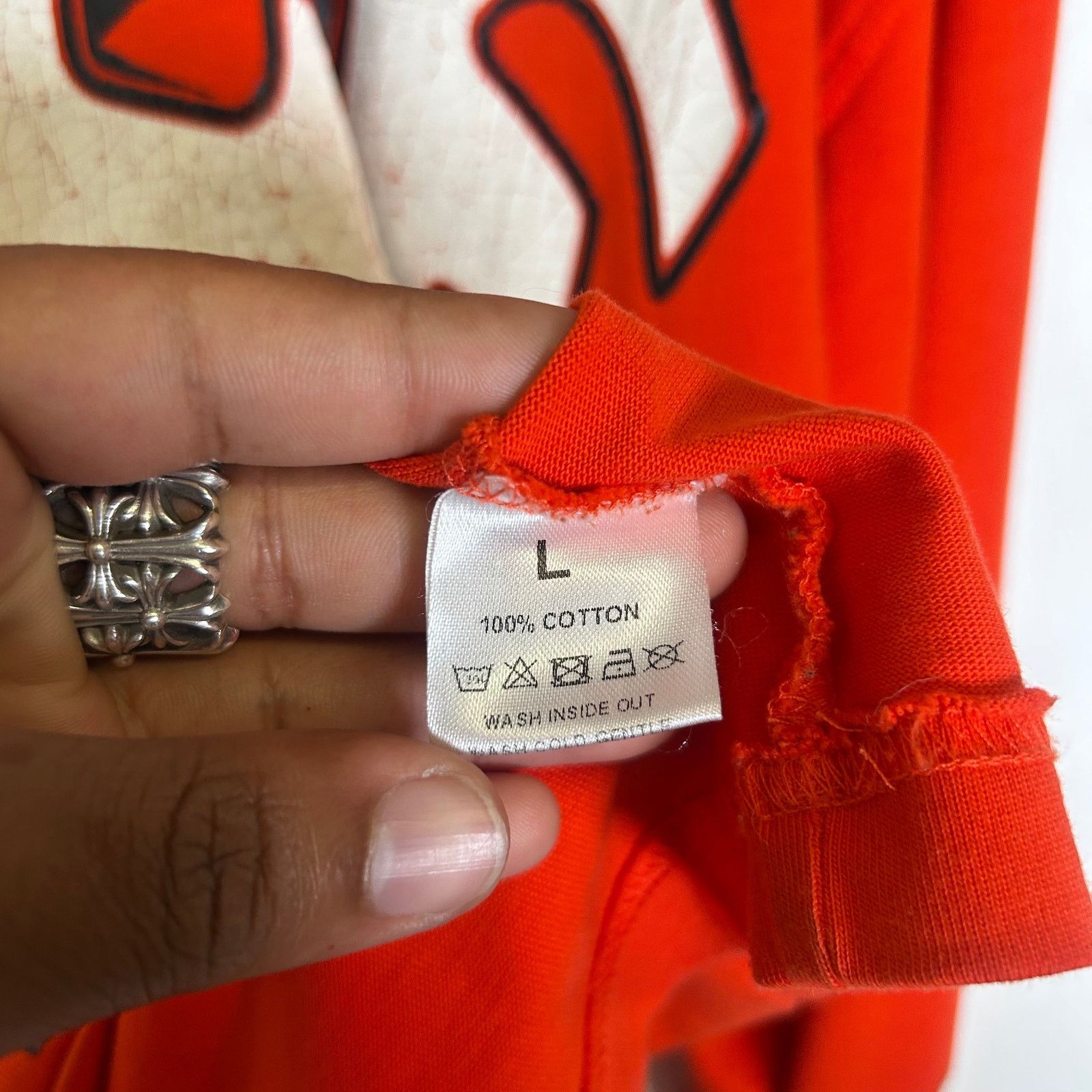 Vale Vale Orange Valley Flame Longsleeve Size US L / EU 52-54 / 3 - 4 Thumbnail