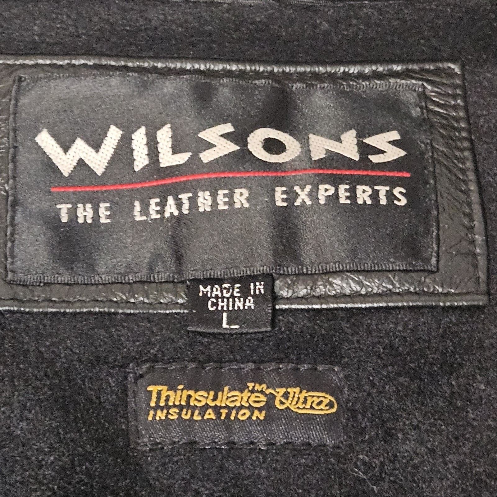 Wilsons Leather WILSONS Leather Women L THINSULATE Ultra Removable Liner Size L / US 10 / IT 46 - 10 Thumbnail