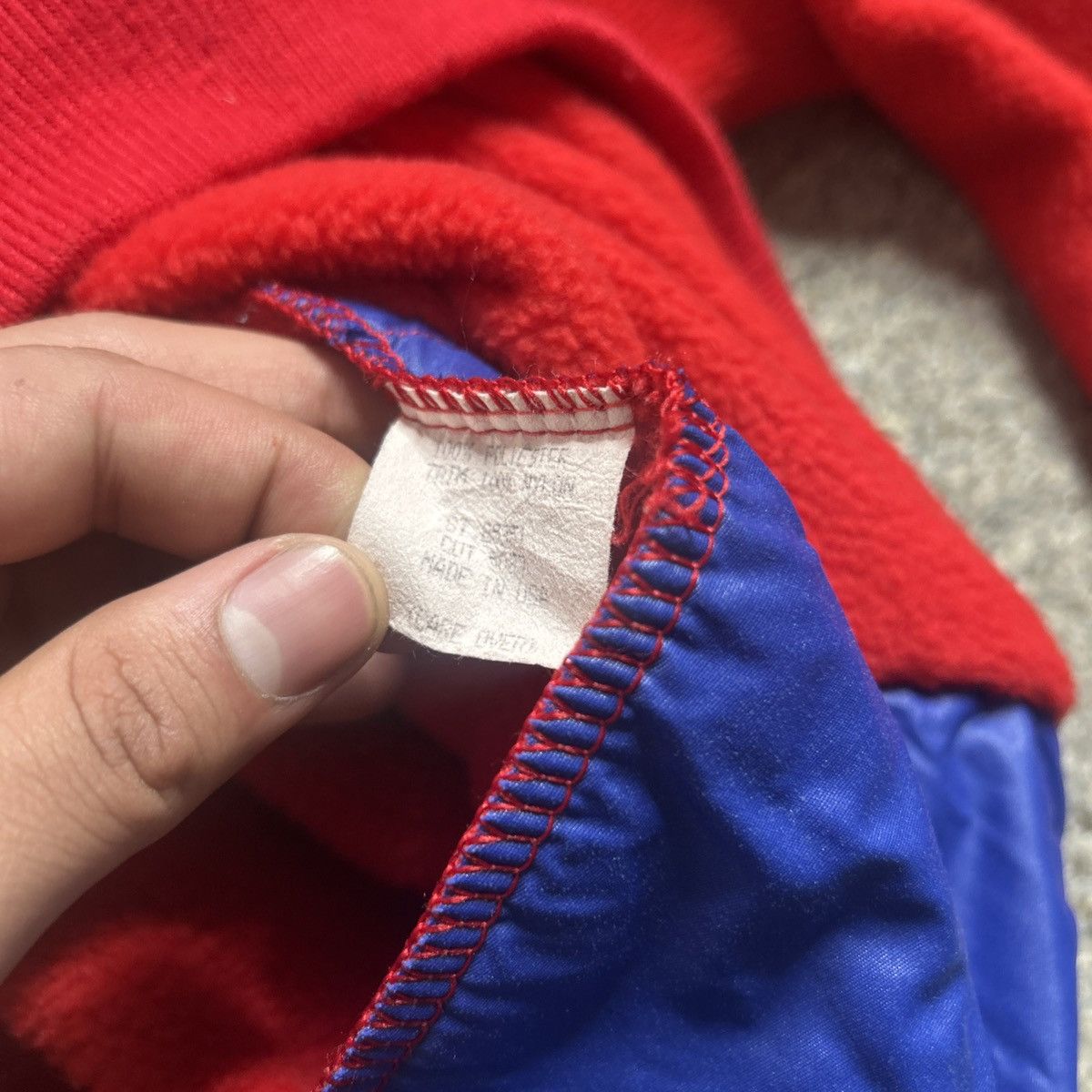 Patagonia × Vintage Vintage 80s Patagonia synchilla quarter zip red sweater Size US M / EU 48-50 / 2 - 6 Thumbnail