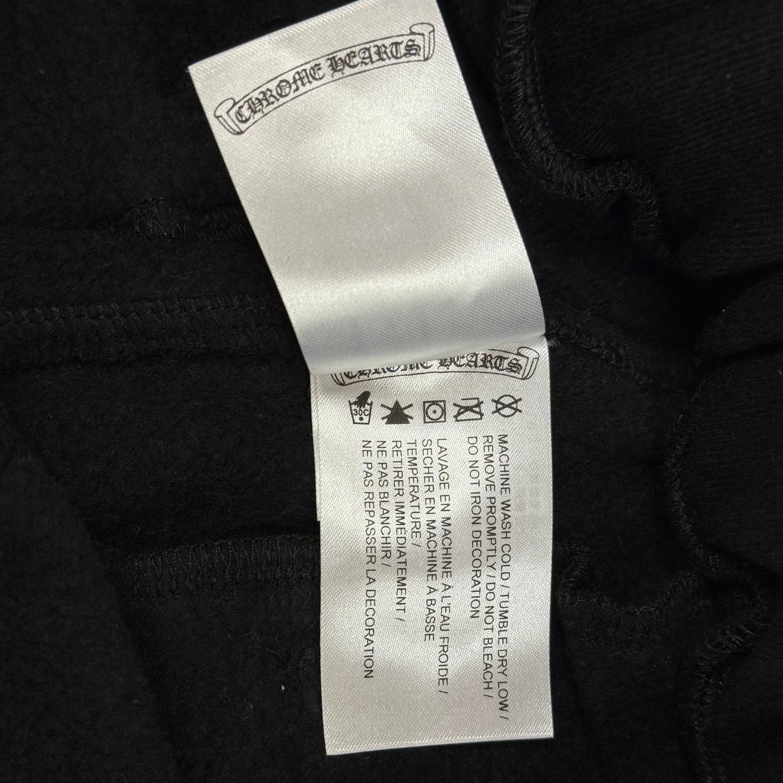 Chrome Hearts Chrome Hearts Black Scroll Logo Sweatpants Size US 34 / EU 50 - 7 Thumbnail