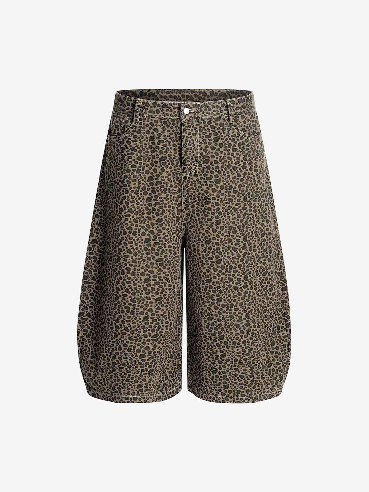 Other Cheetah Print Baggy Barrel Jorts Size US 30 / EU 46 - 1 Thumbnail