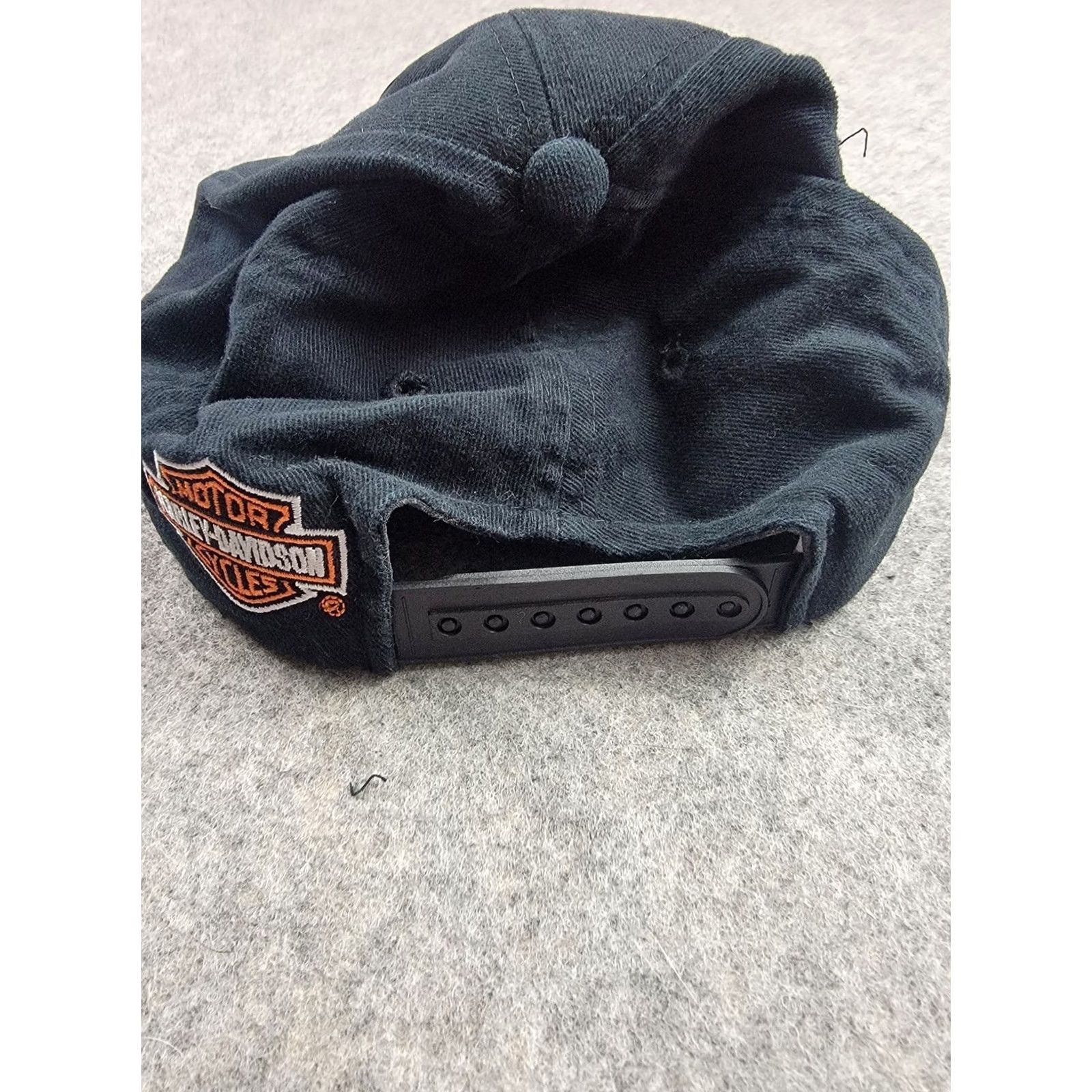 Harley Davidson Harley-Davidson Hat Cap Snap Back Black Patch American Needle Mens Size ONE SIZE - 3 Thumbnail