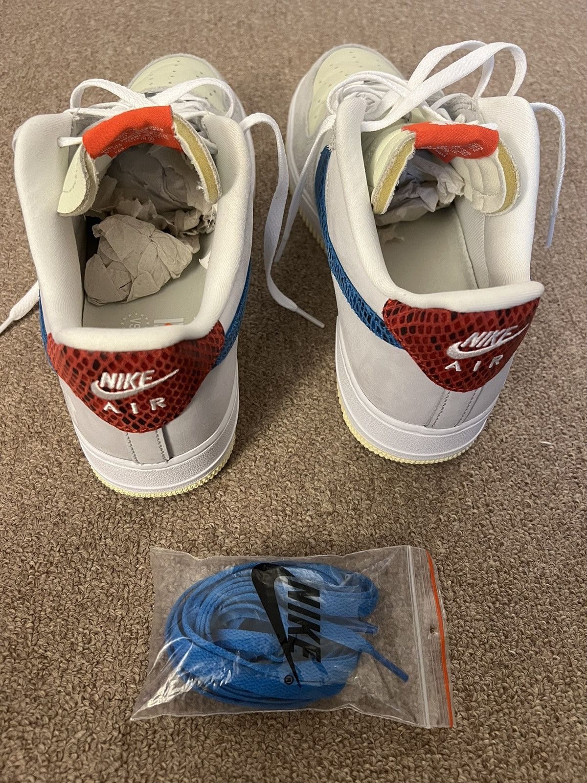 Nike × Undefeated Nike x Undefeated Air Force 1 Low- 5 On It Size US 11 / EU 44 - 5 Thumbnail