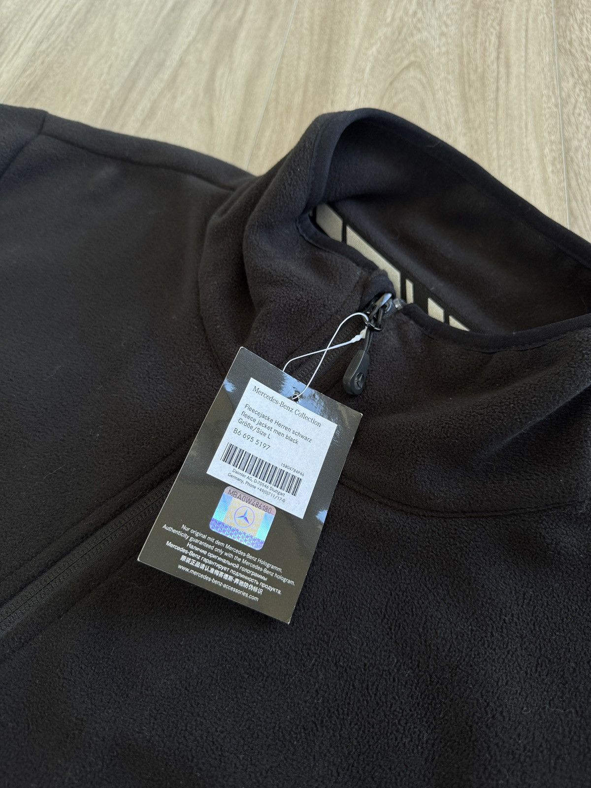 Mercedes-Benz Mercedes-Benz Fleece Zip-Up Jacket Black Size US L / EU 52-54 / 3 - 7 Thumbnail
