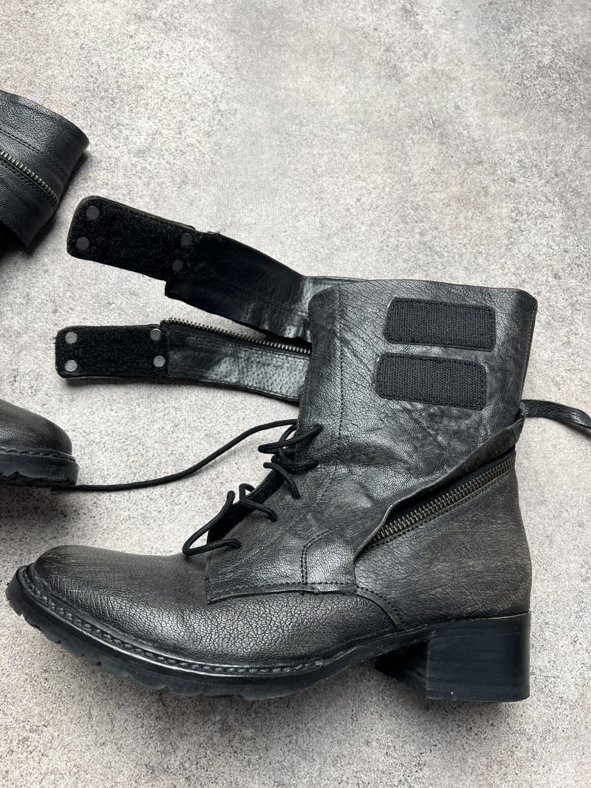 Japanese Brand × Vintage Vintage tornado zip boots Size US 8 / IT 38 - 3 Thumbnail